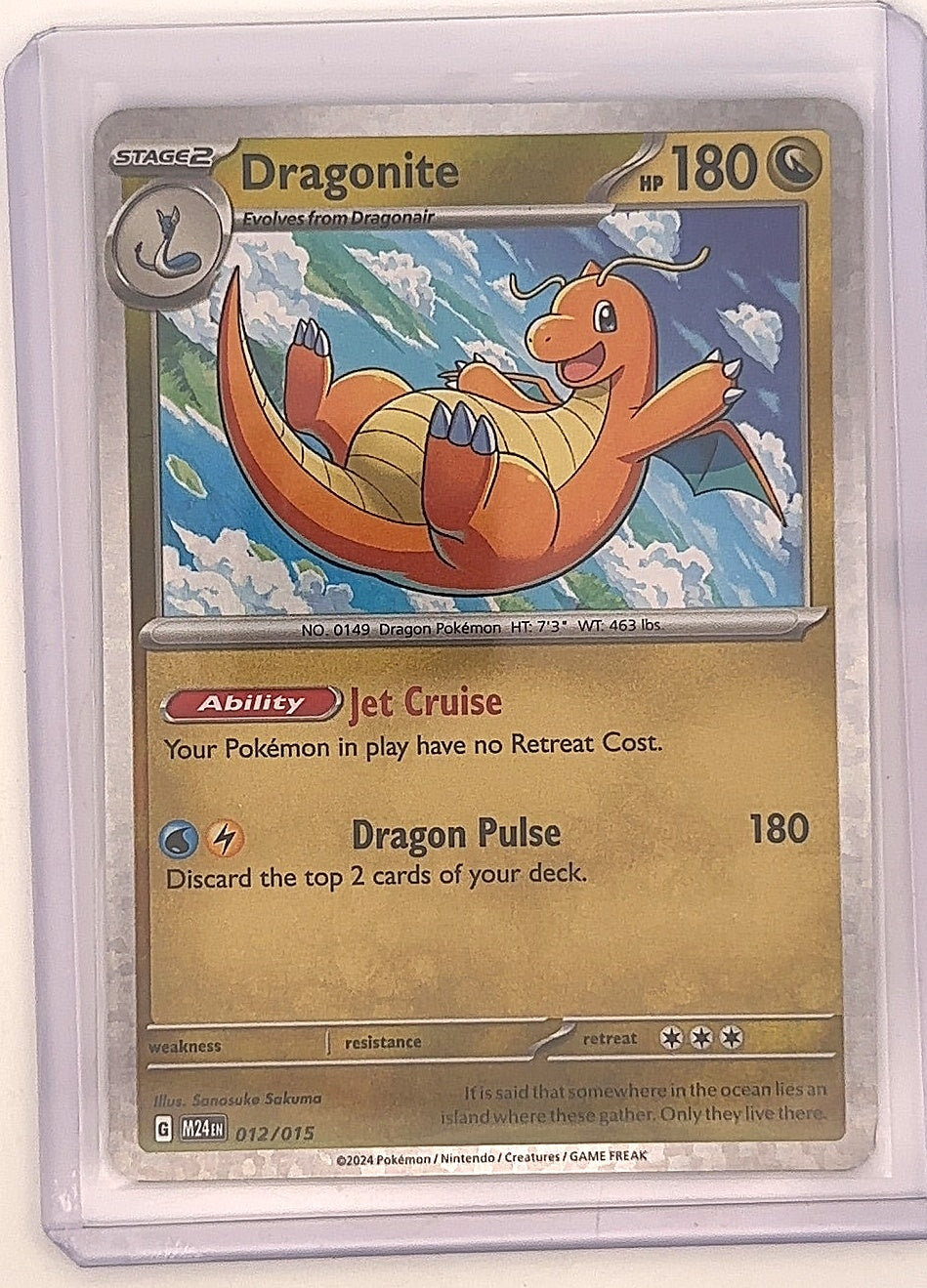 Dragonite #012/015 — front