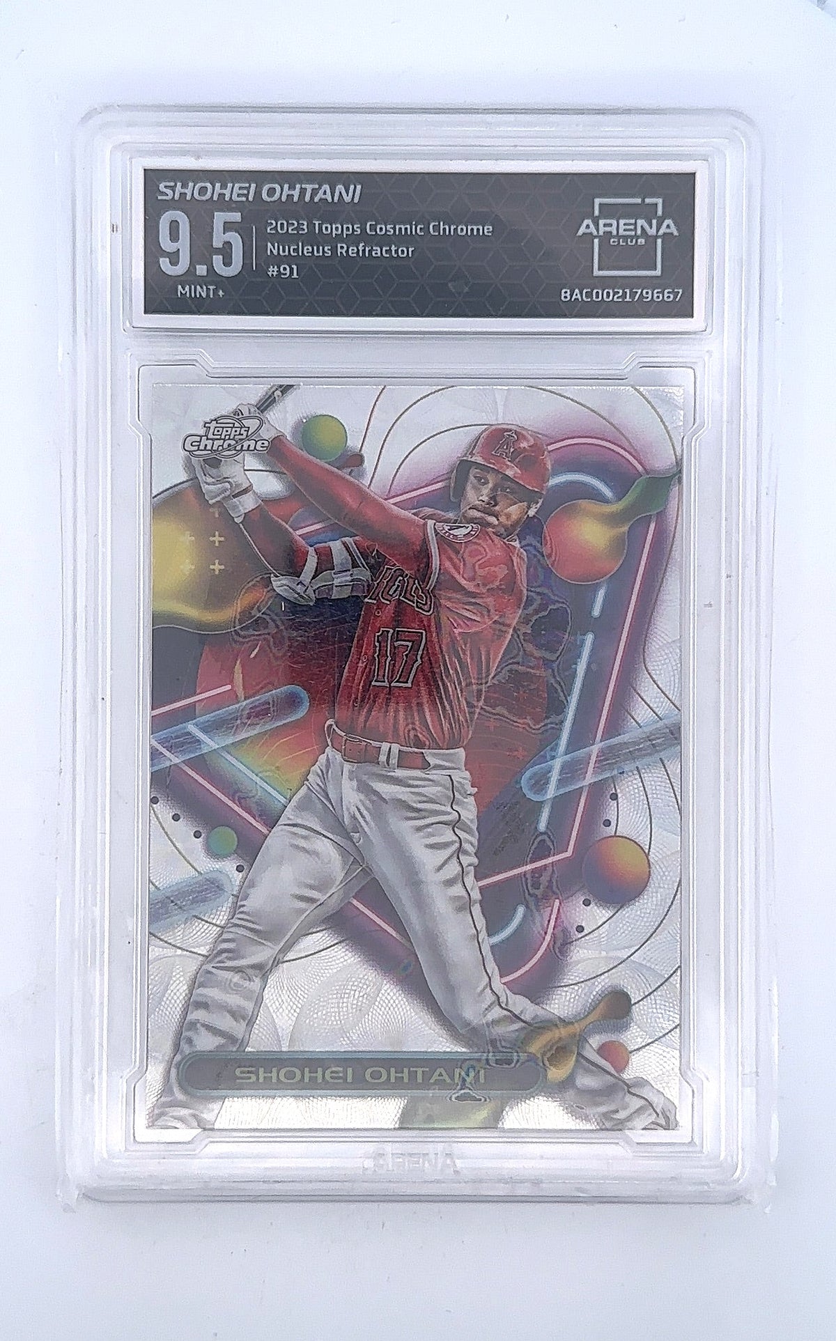 Shohei Ohtani 2023 Topps Cosmic Chrome SGC MINT+ 9.5 — front