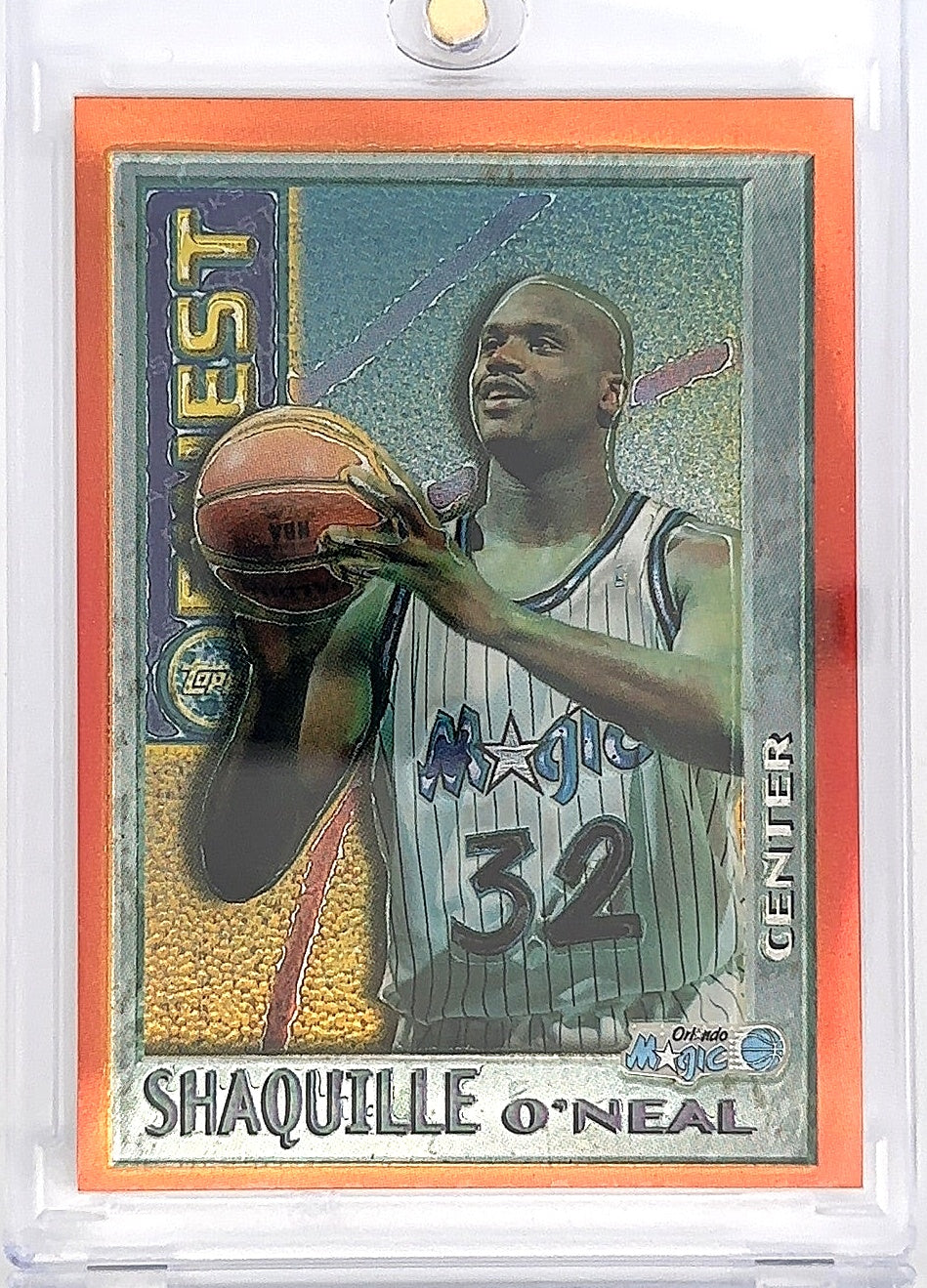 1995 Finest Mystery Shaquille O'Neal [Borderless] #M22 — front