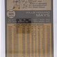 Willie Mays #305 — back