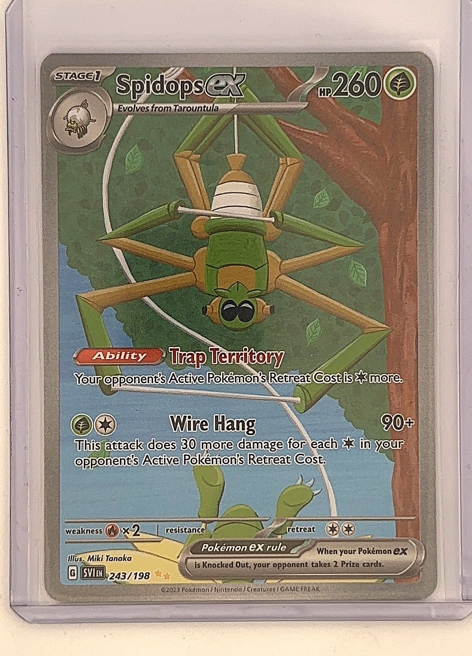 Spidops ex - 243/198 #243/198 — front