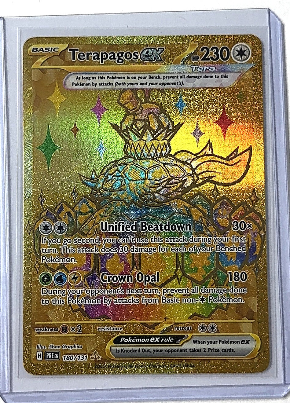 Terapagos ex - 180/131 #180/131 — front