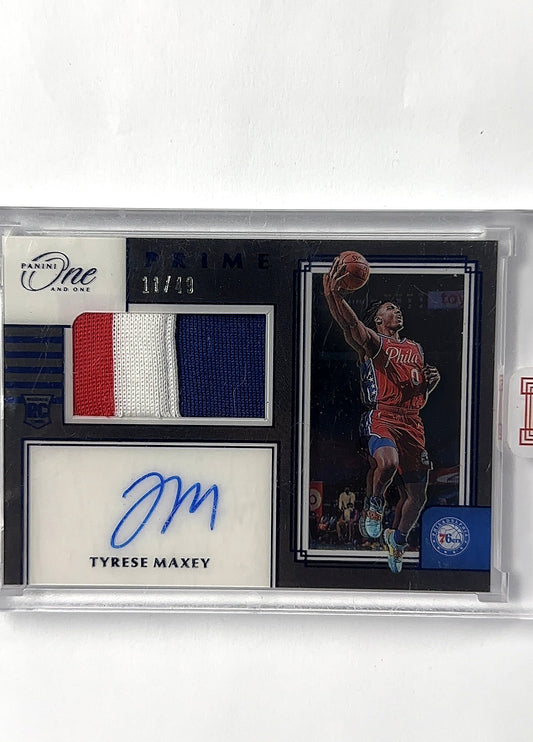Tyrese Maxey /49 One and One — front