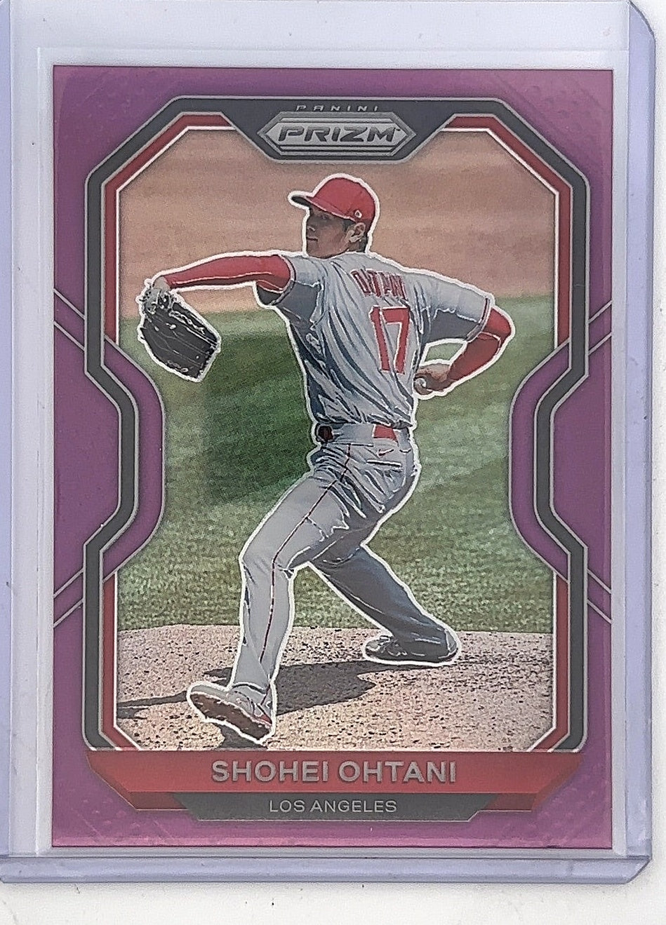 2021 Panini Prizm Shohei Ohtani [Purple Prizm] #183 — front