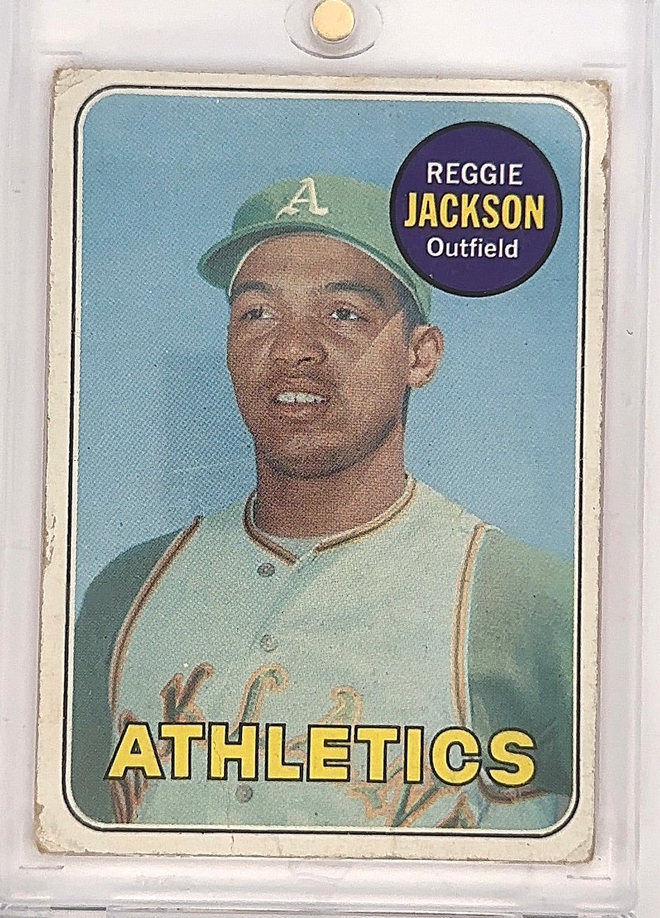 1969 Topps Reggie Jackson #260 — front