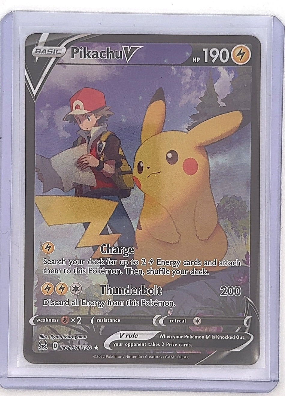Pikachu V #TG16/TG30 — front