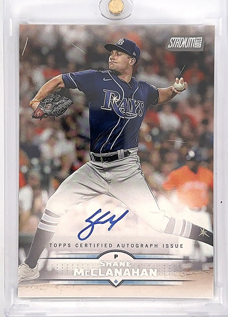 2025 Topps Stadium Club Autograph Shane McClanahan #SCBA-SM — front
