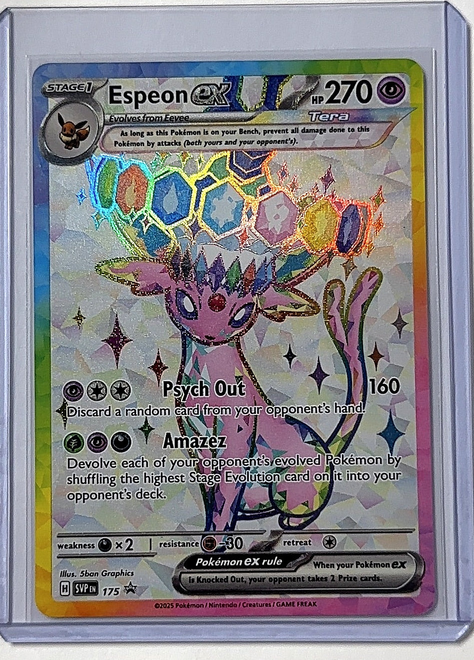 Espeon ex - 175 #SVP 175 — front