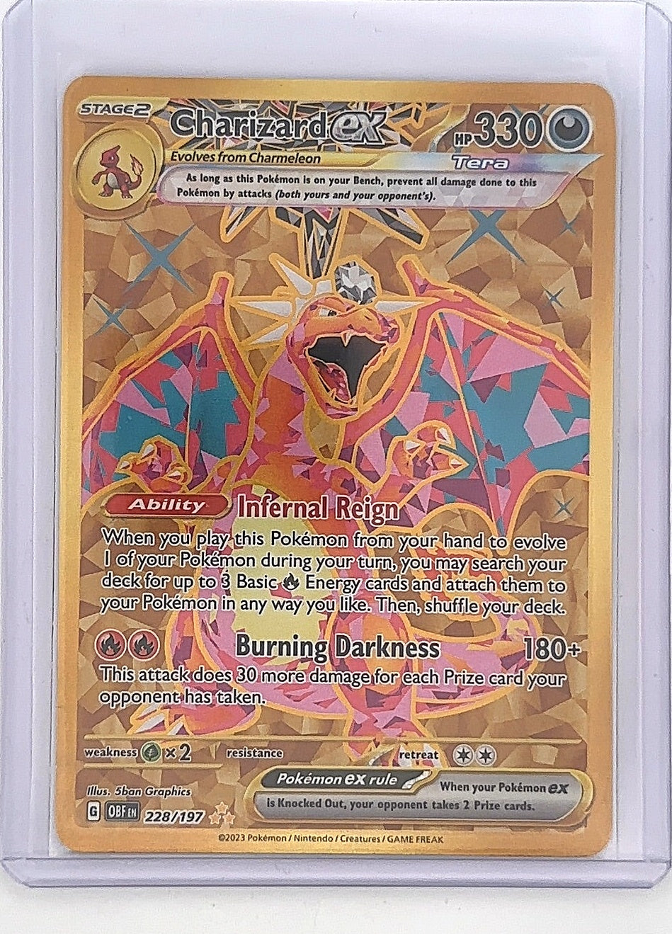 Charizard ex - 228/197 #228/197 — front