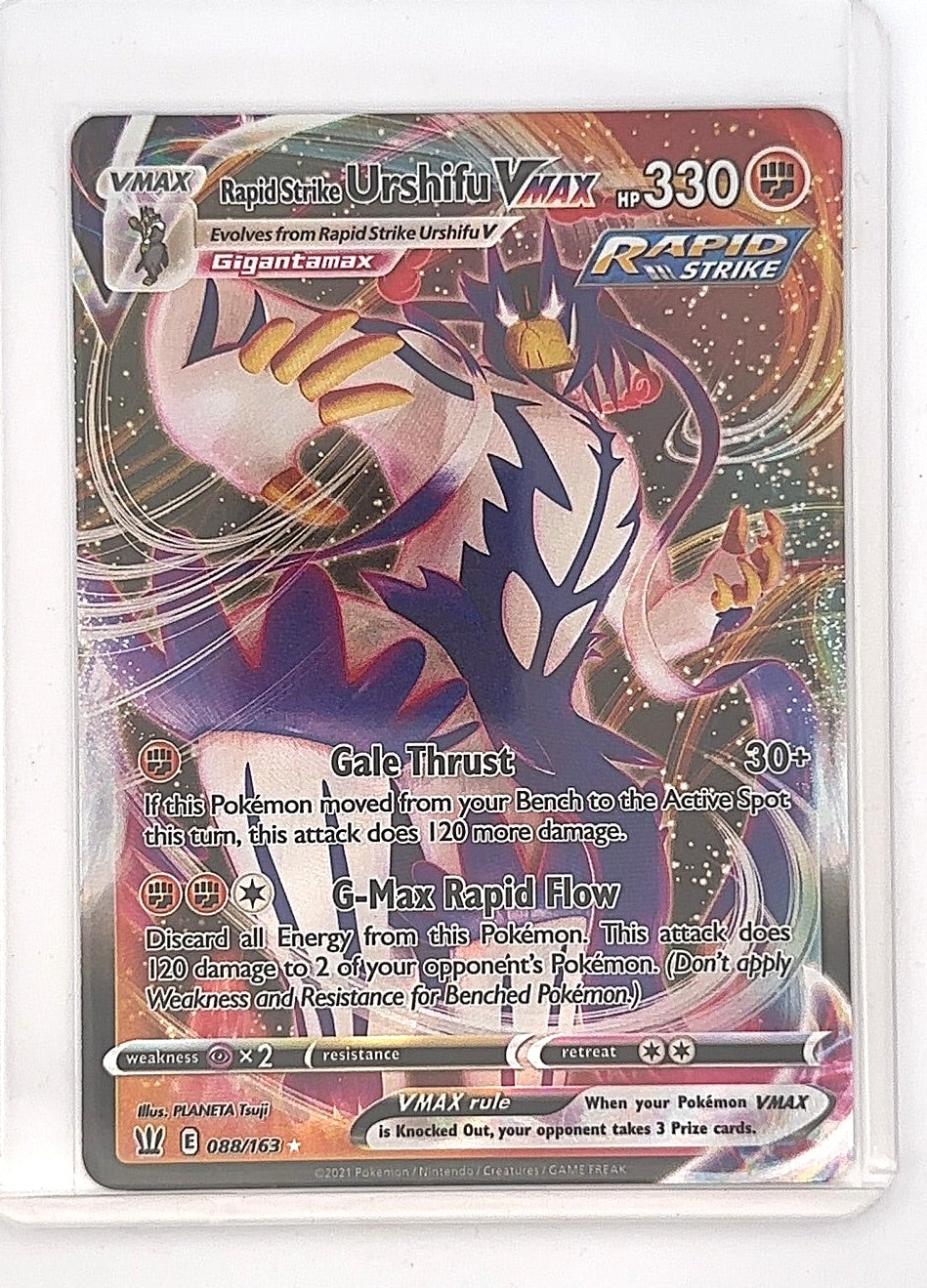 Rapid Strike Urshifu VMAX #088/163 — front