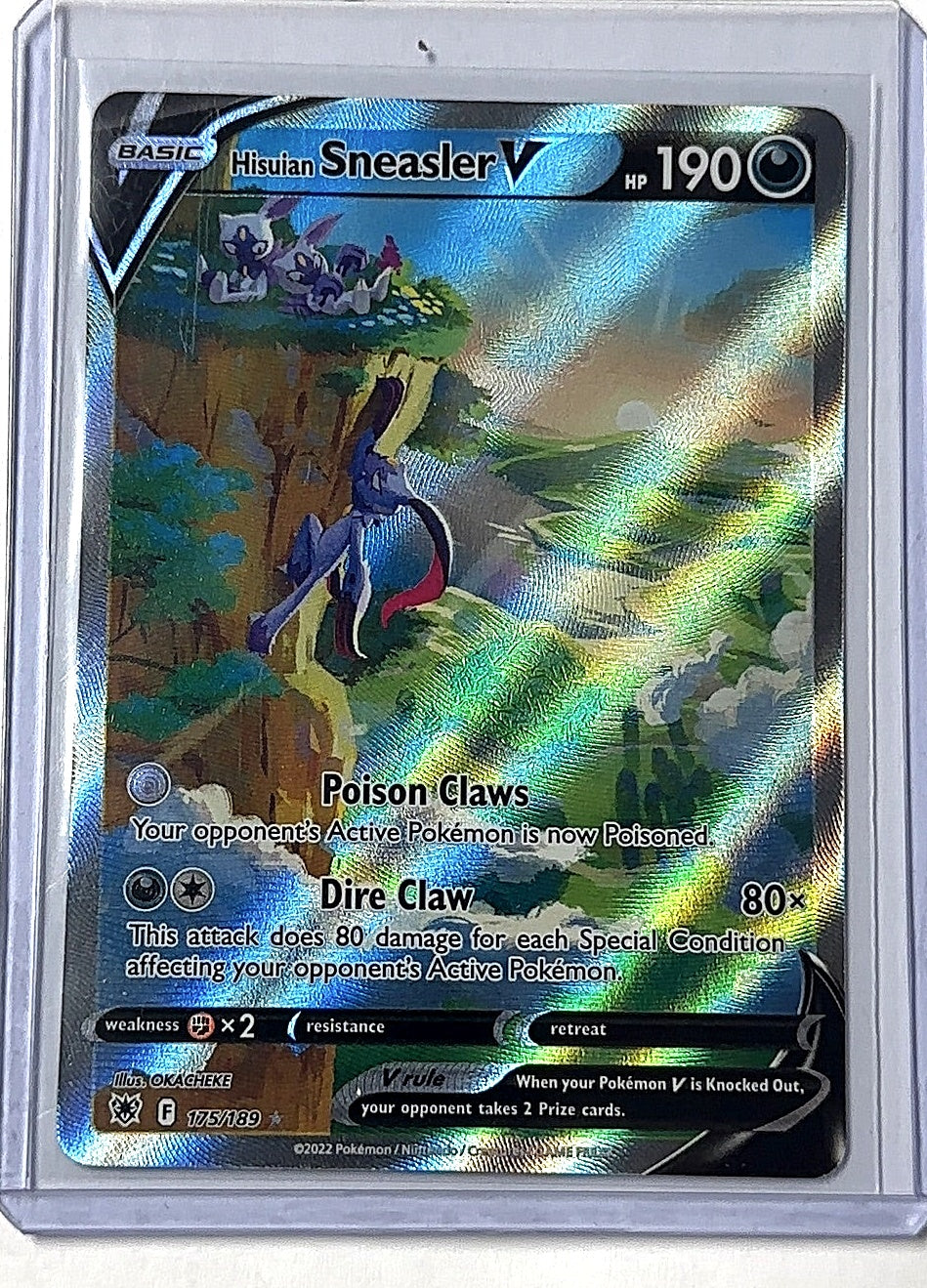 Hisuian Sneasler V (Alternate Full Art) #175/189 — front