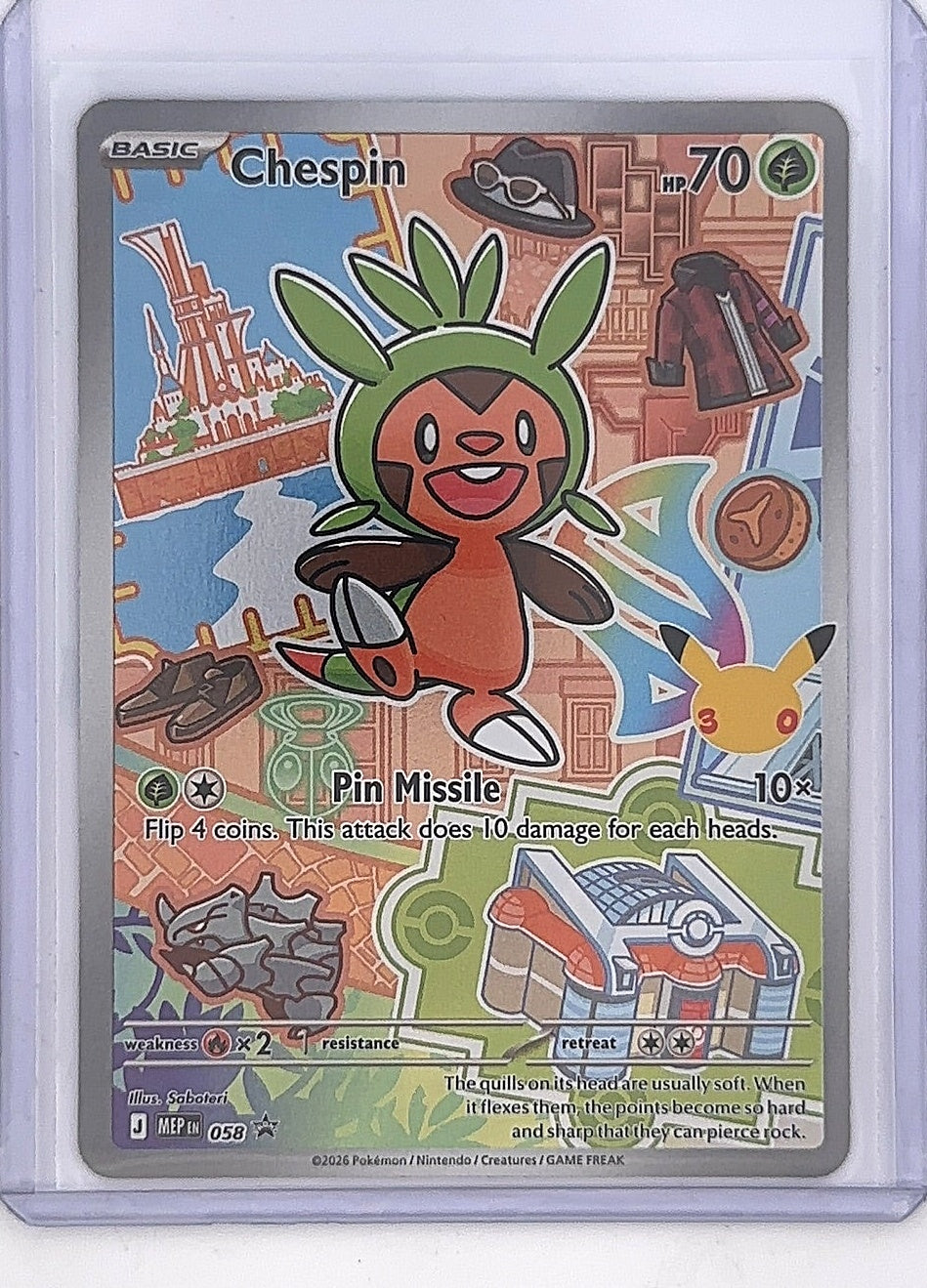 Chespin -  058 #058 — front