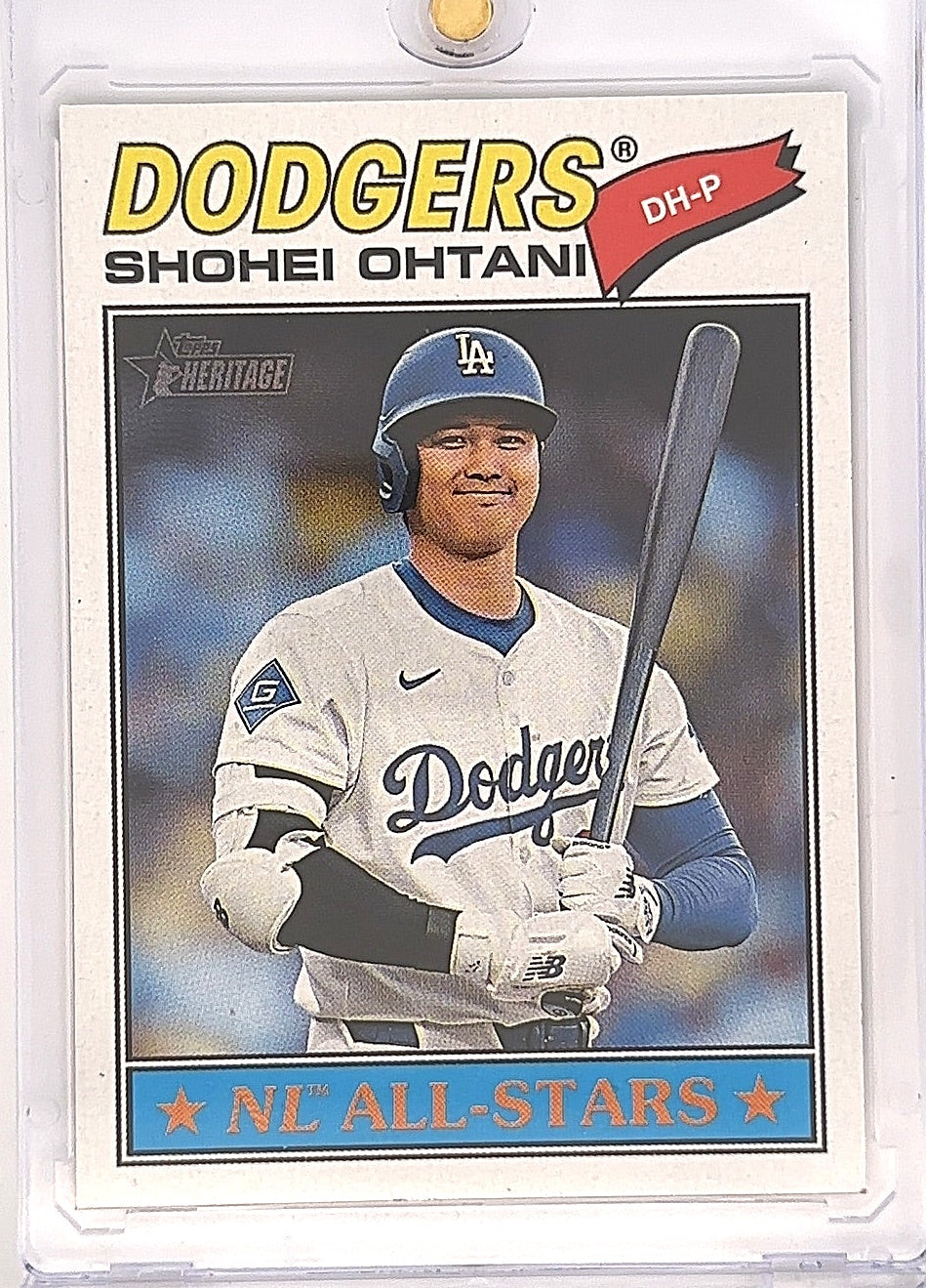 Shohei Ohtani Topps Heritage 290 — front