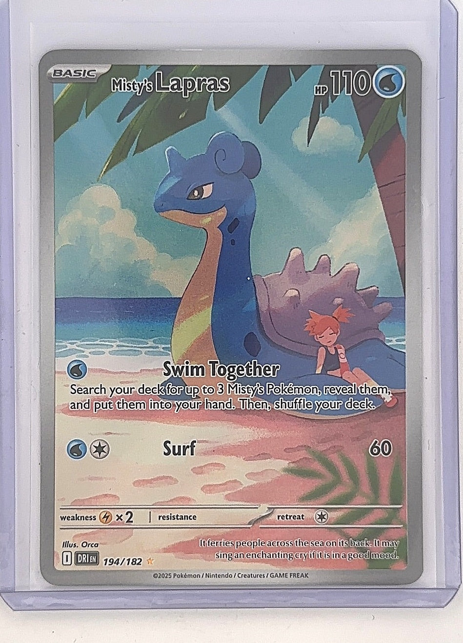 Misty's Lapras - 194/182 #194/182 — front