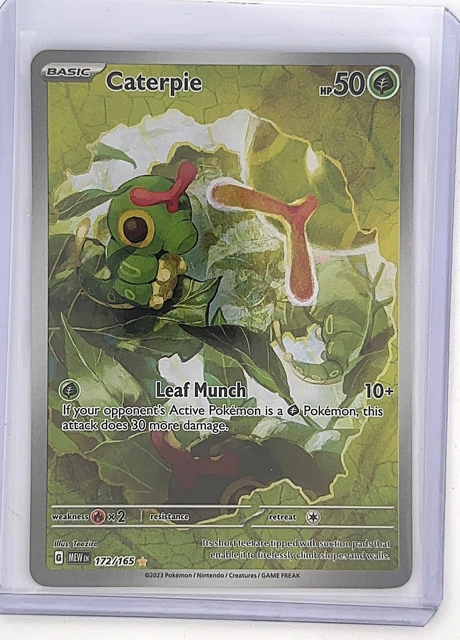 Caterpie - 172/165 #172/165 — front