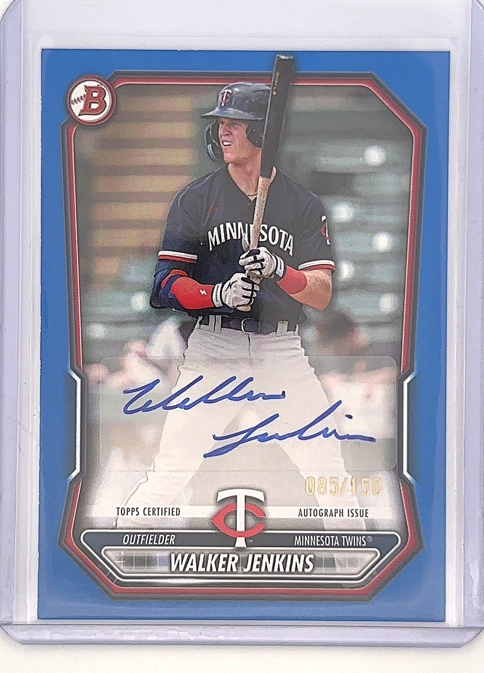 2026 Bowman Paper Prospect Autograph Walker Jenkins #BPA-WJ — front