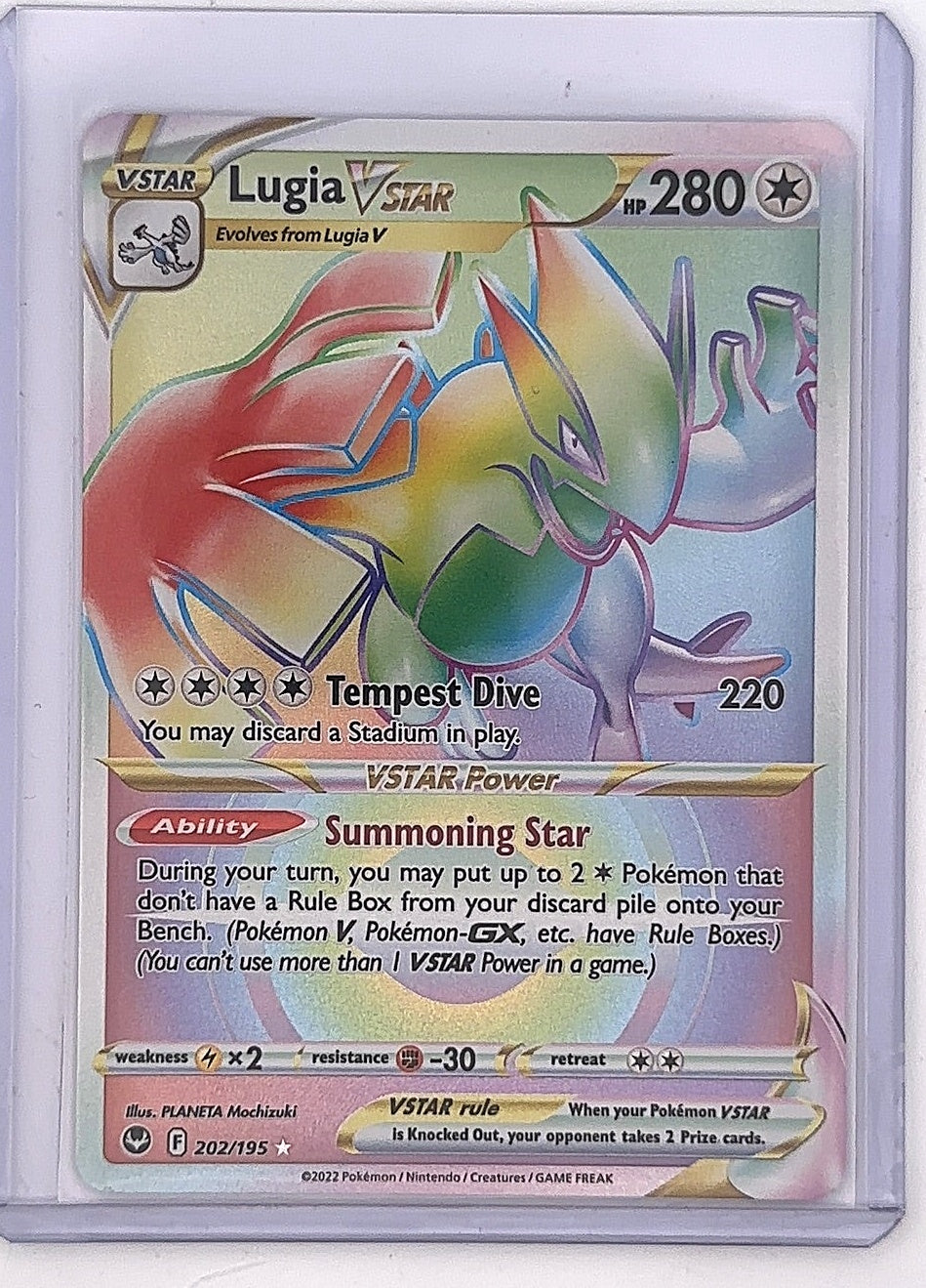 Lugia VSTAR (Secret) (202) #202/195 — front