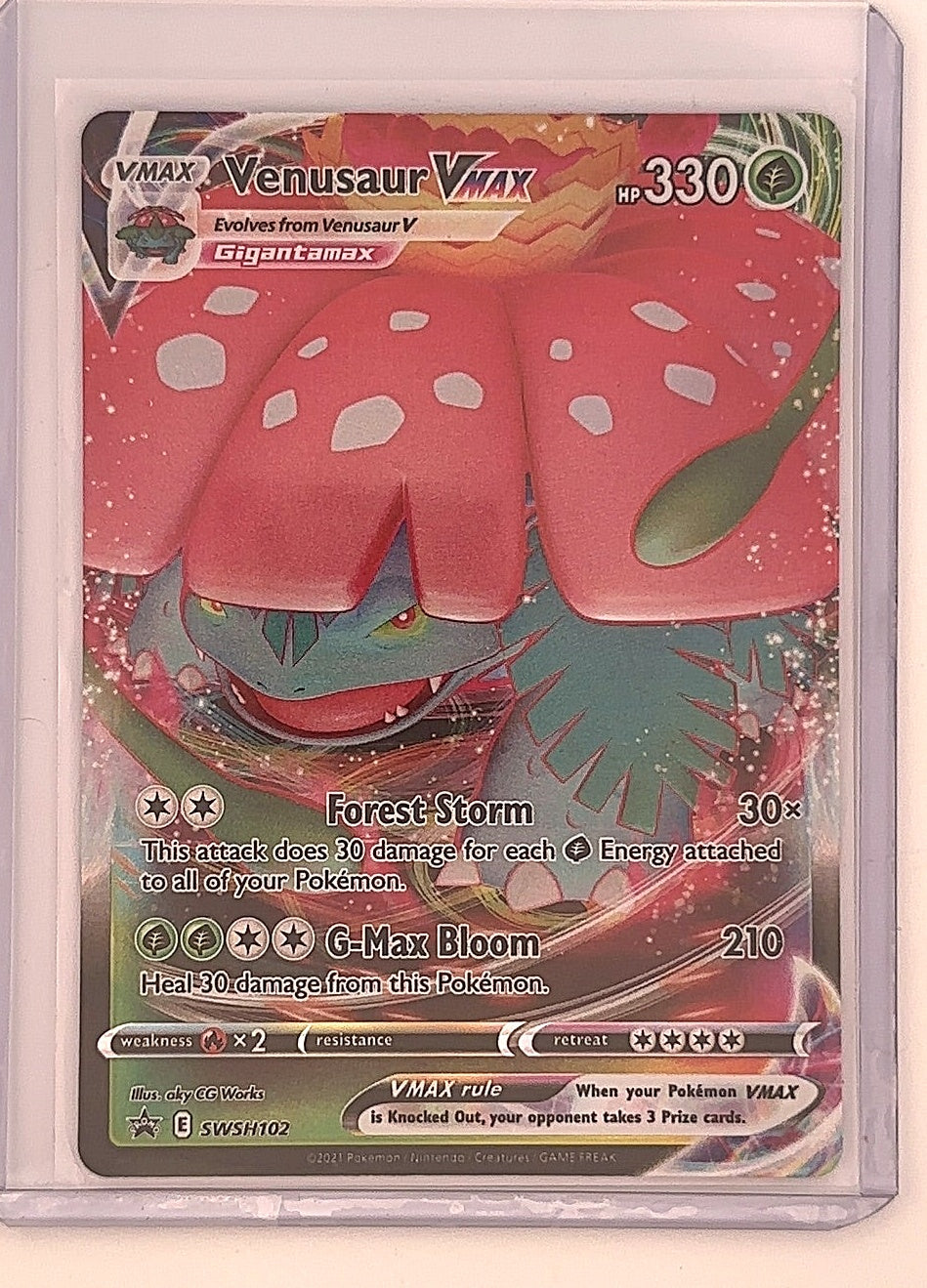 Venusaur VMAX - SWSH102 #SWSH102 — front