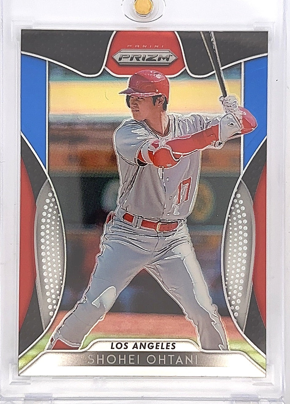 2019 Panini Prizm Shohei Ohtani [Red, White, Blue Prizm] #153 — front