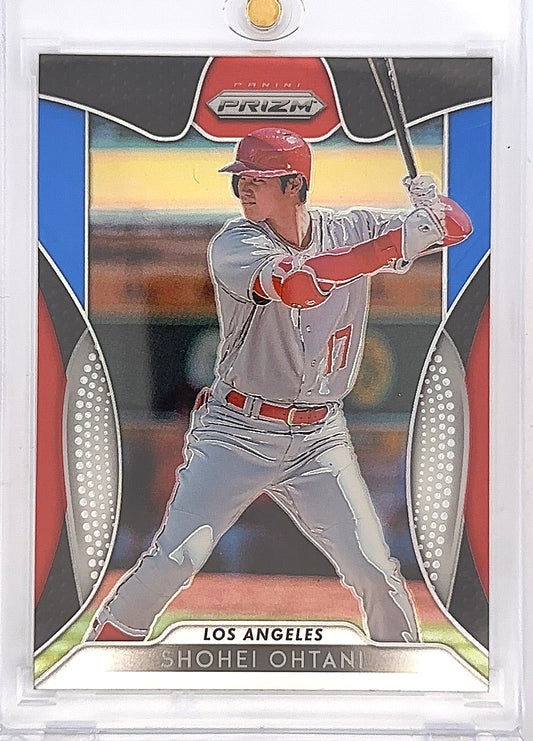 2019 Panini Prizm Shohei Ohtani [Red, White, Blue Prizm] #153 — front