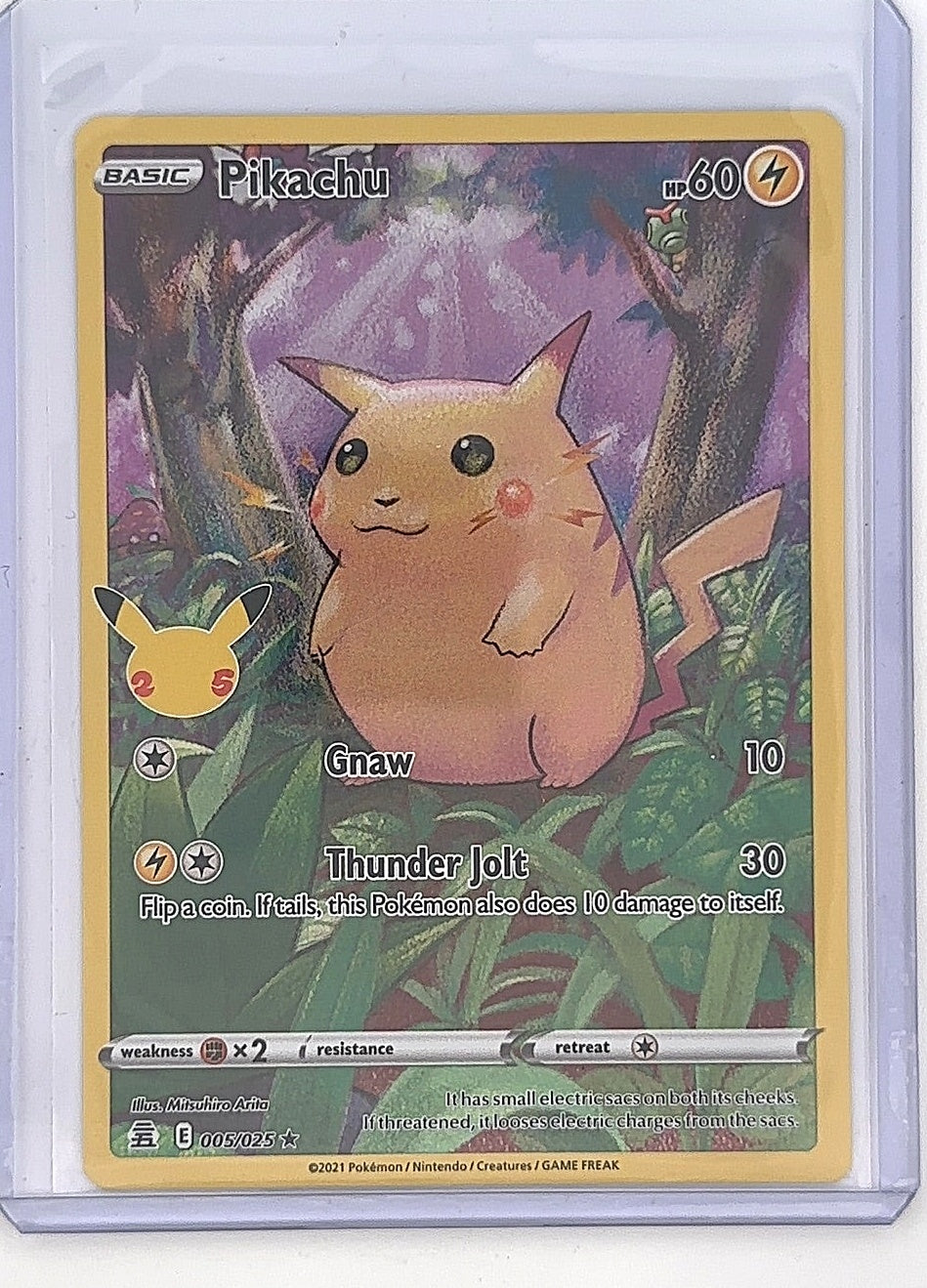 Pikachu #005/025 — front