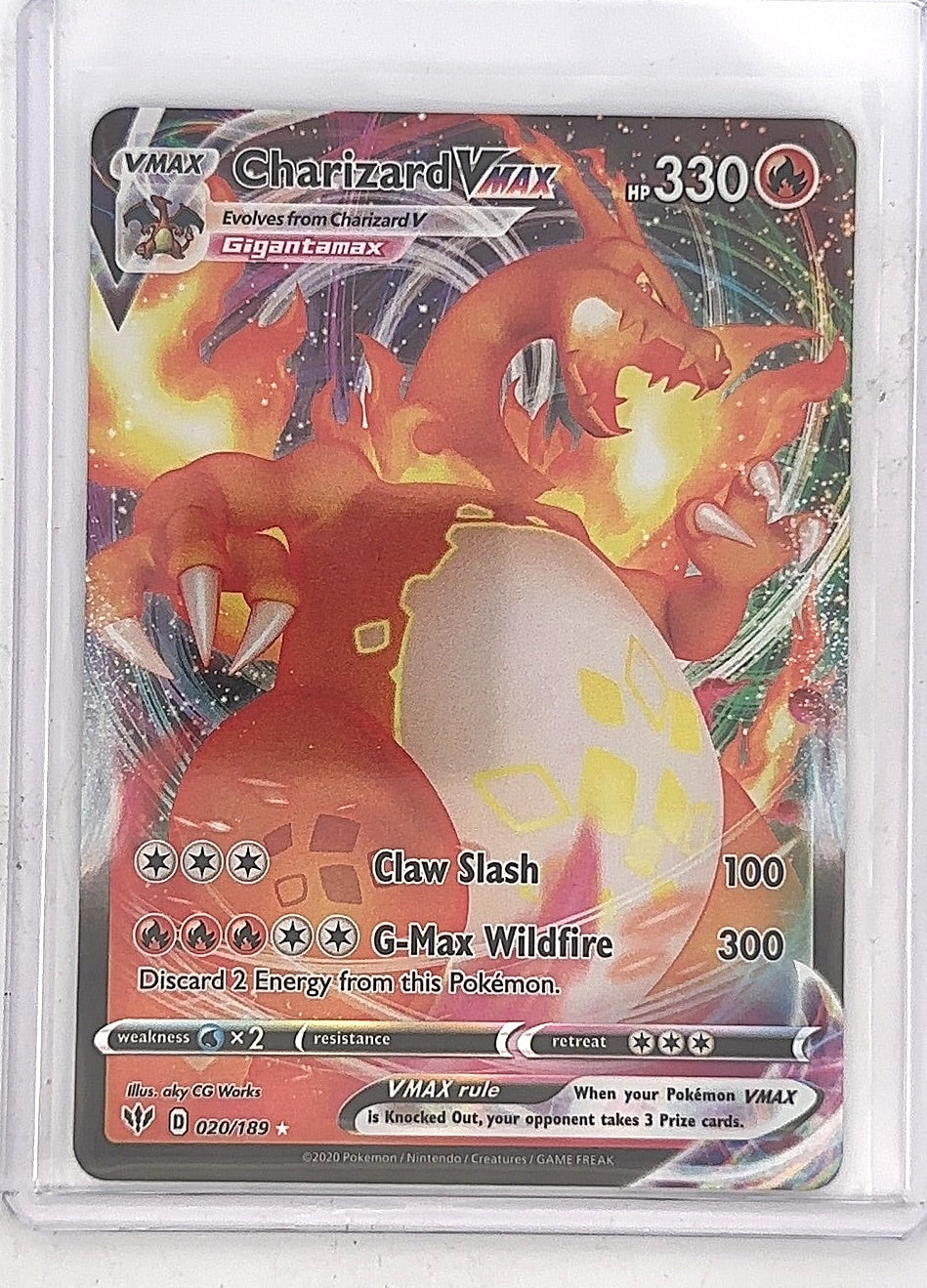 Charizard VMAX #020/189 — front