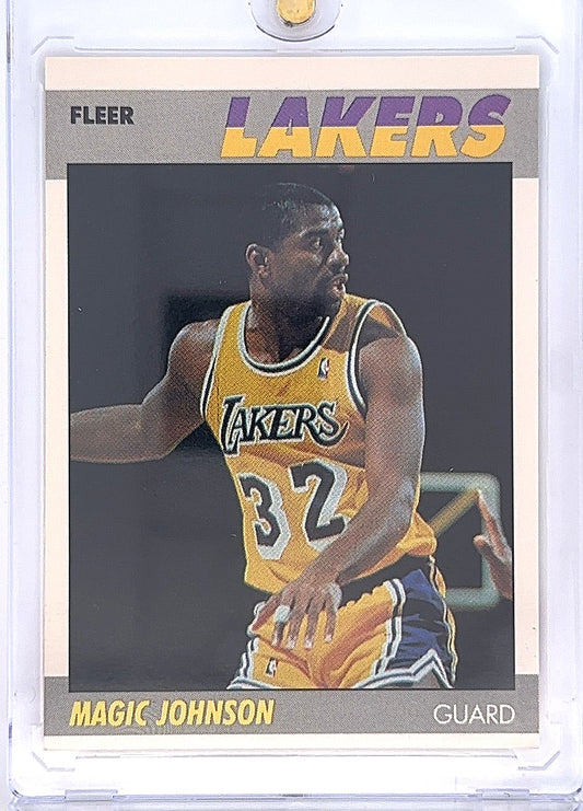 Magic Johnson Fleer 56/132 — front