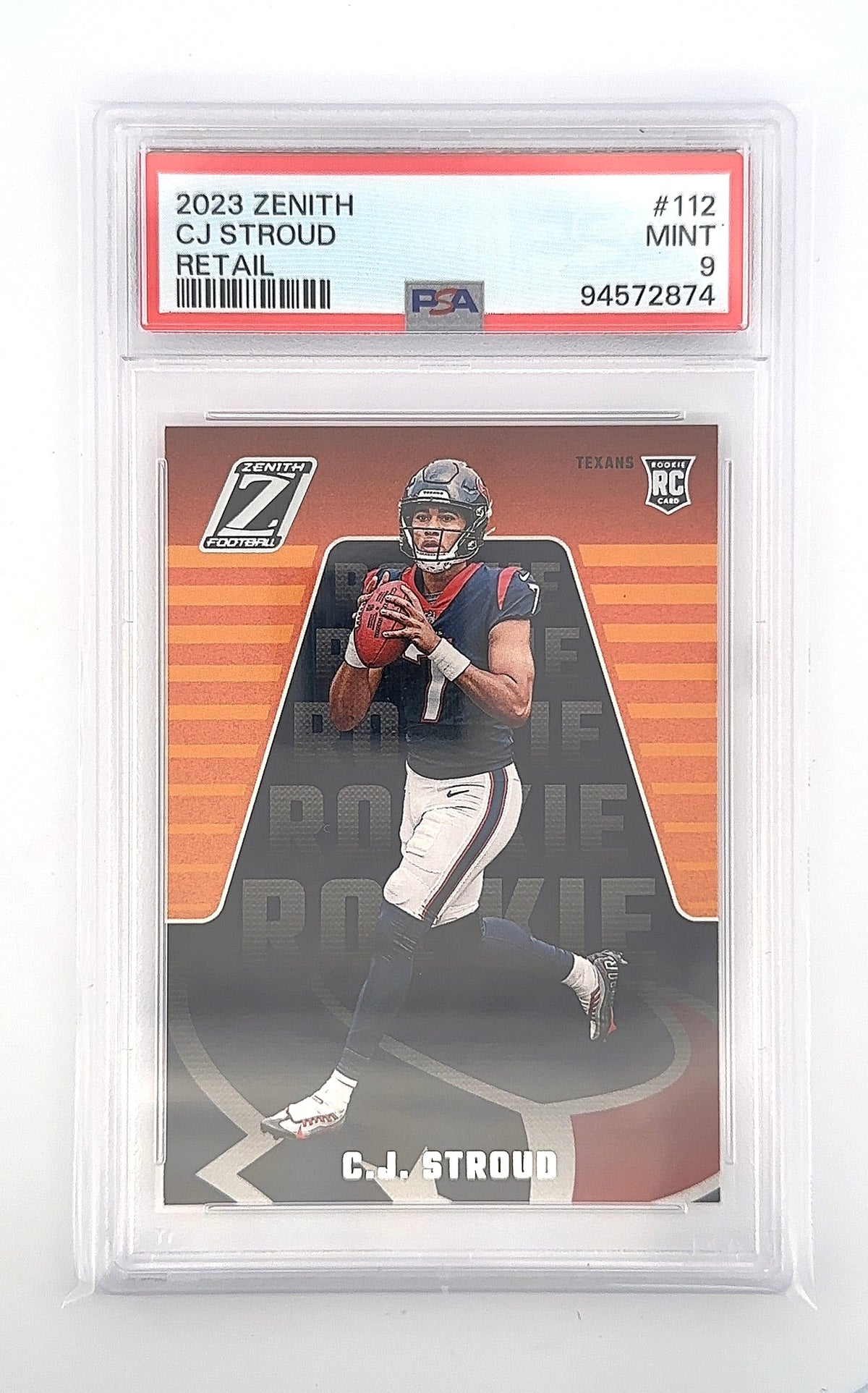 2023 Panini Zenith C.J. Stroud [Retail] #112 PSA 9 — front