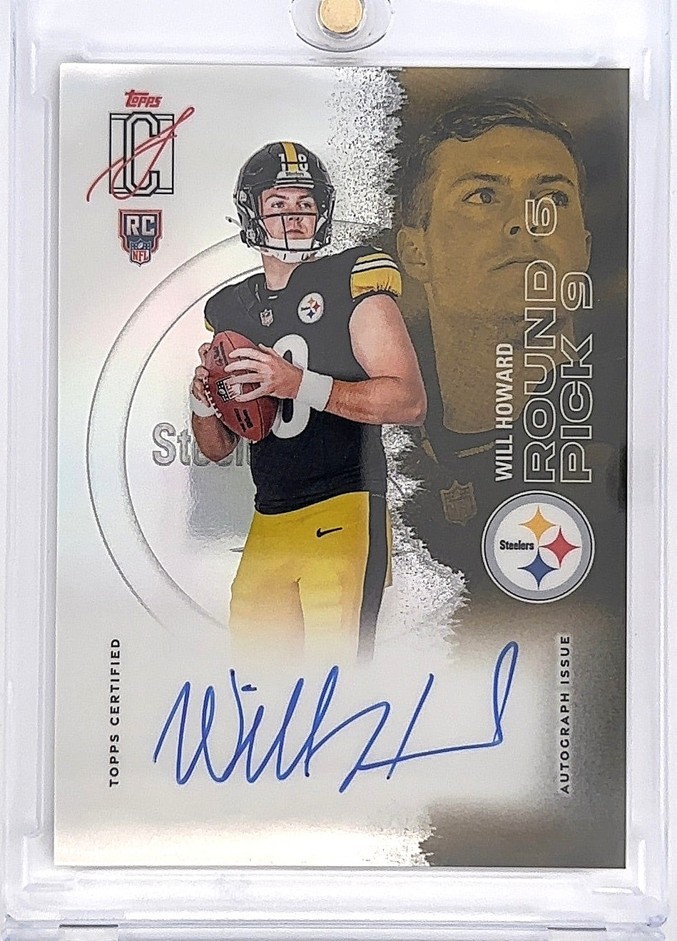 2025 Topps Certified Will Howard RC Auto #107 — front