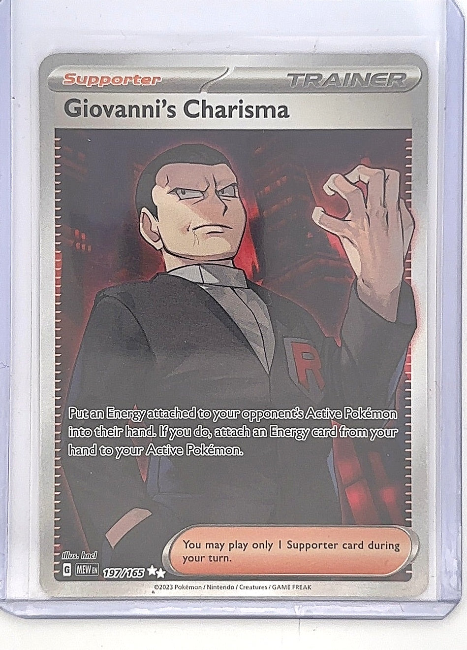 Giovanni's Charisma - 197/165 #197/165 — front