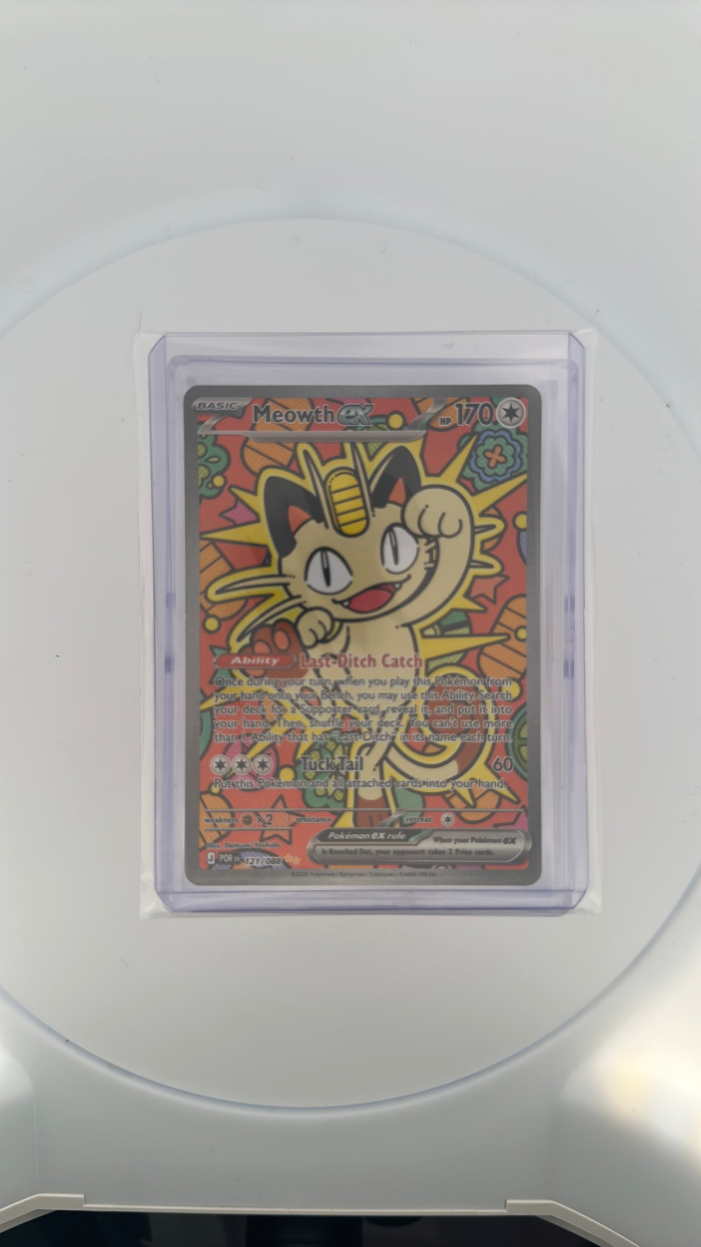 Meowth ex - 121/088 ME03: Perfect Order #121/088 — front