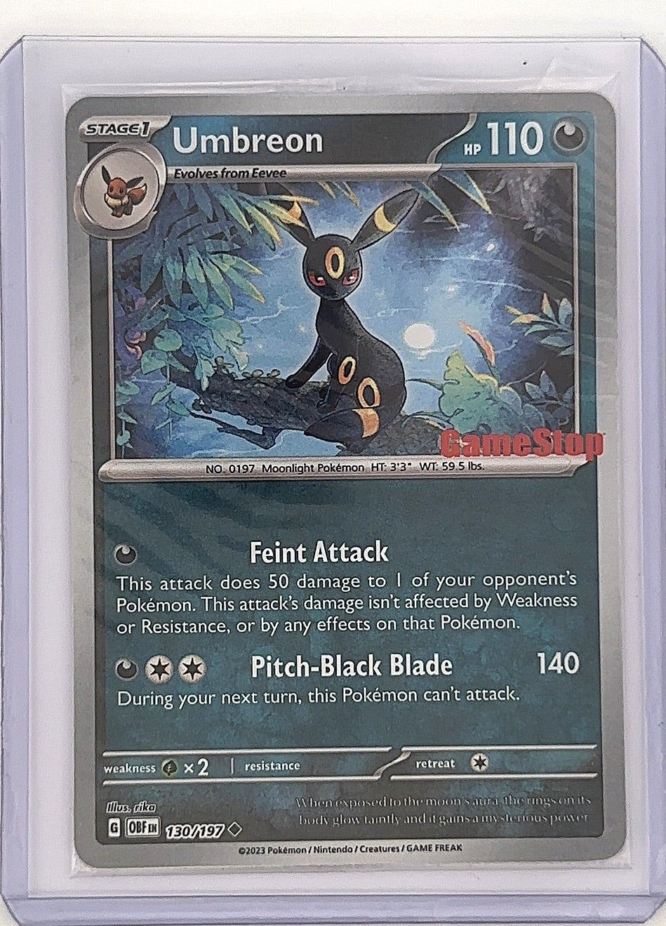 Umbreon - 130/197 (GameStop Exclusive) #130/197 — front