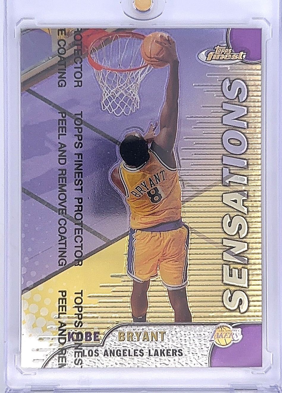 1999 Finest Kobe Bryant [w/ Coating] #128 — front