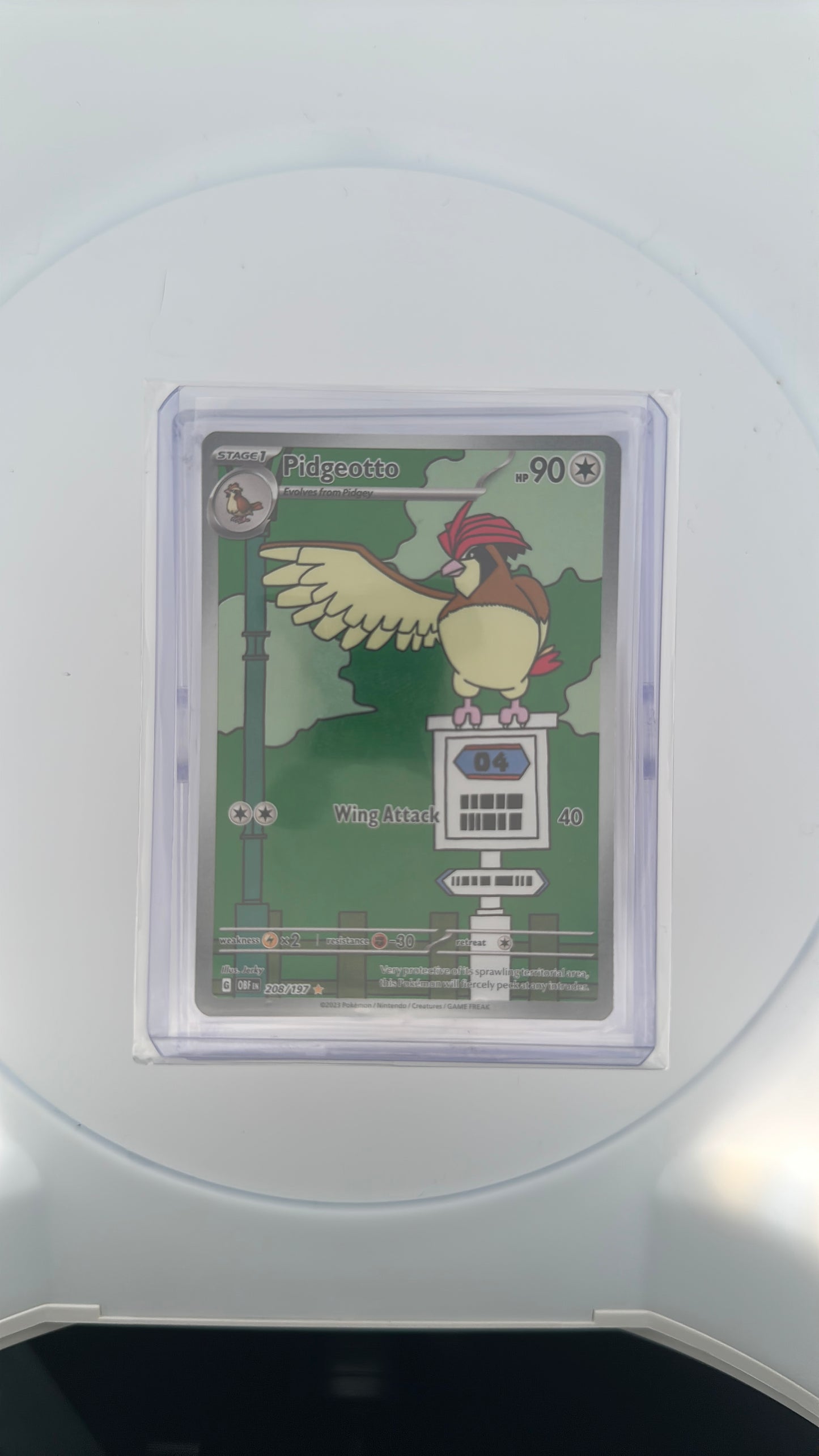 Pidgeotto - 208/197 SV03: Obsidian Flames #208/197 — front