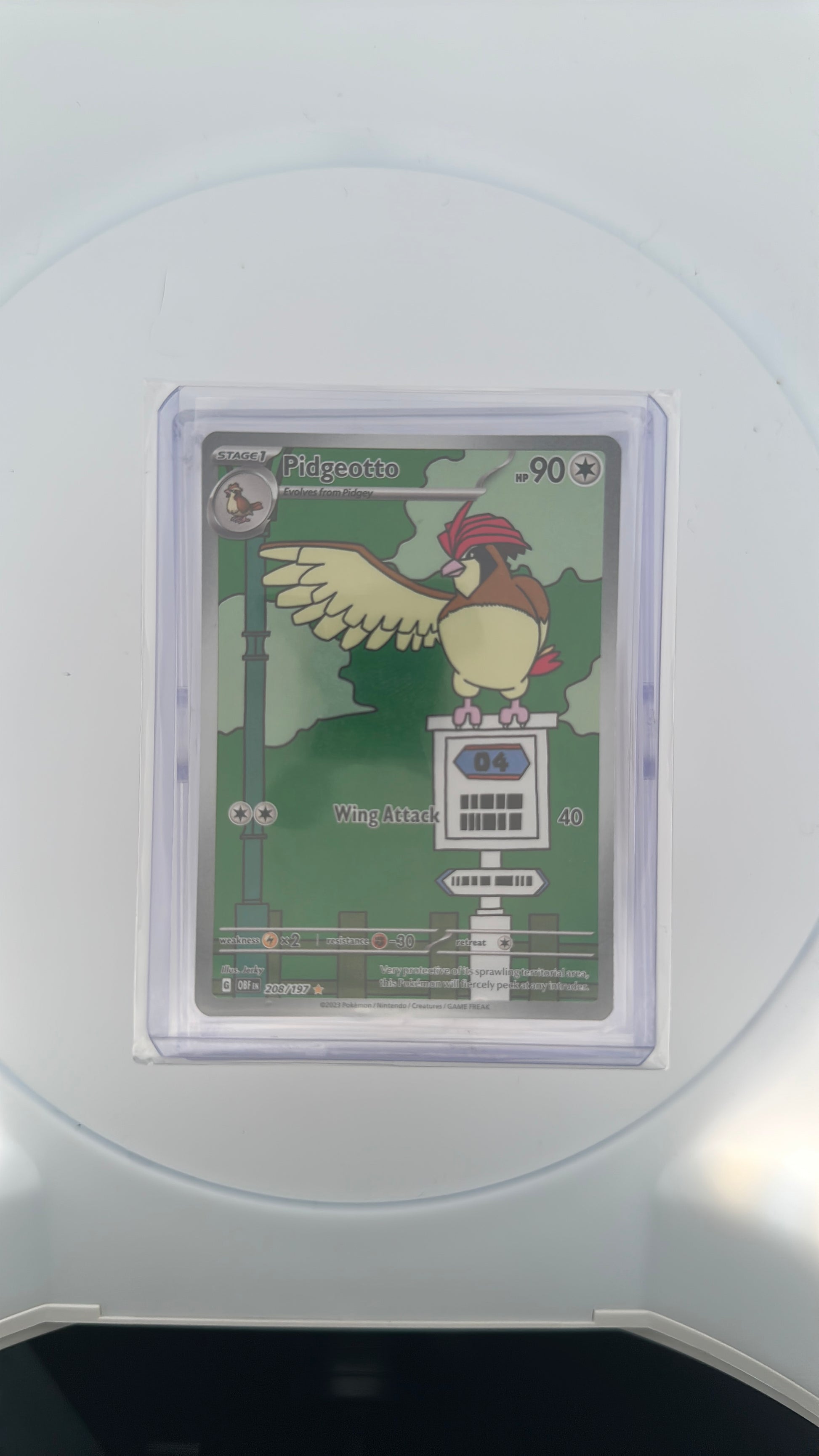 Pidgeotto - 208/197 SV03: Obsidian Flames #208/197 — front