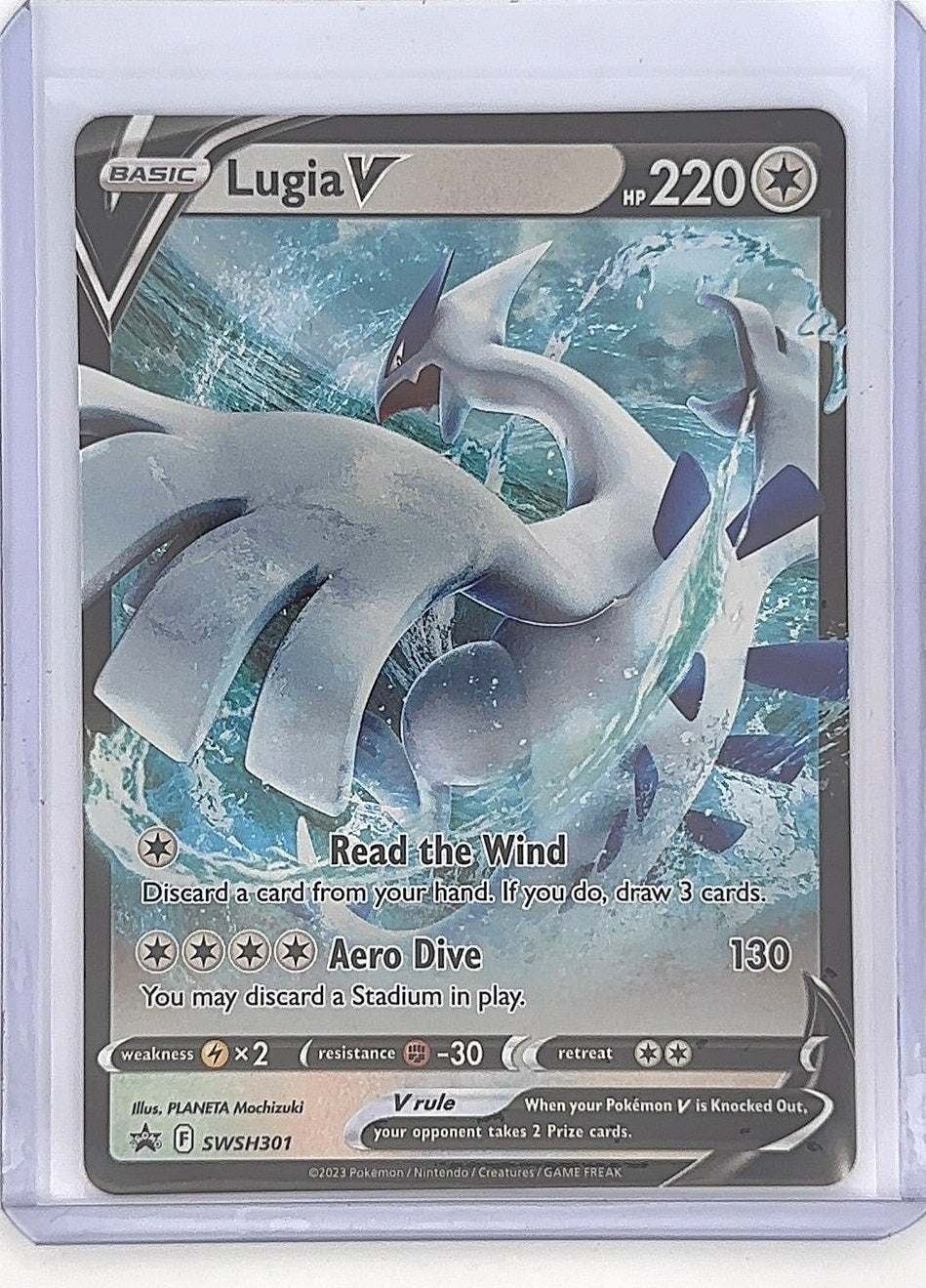 Lugia V - SWSH301 #SWSH301 — front