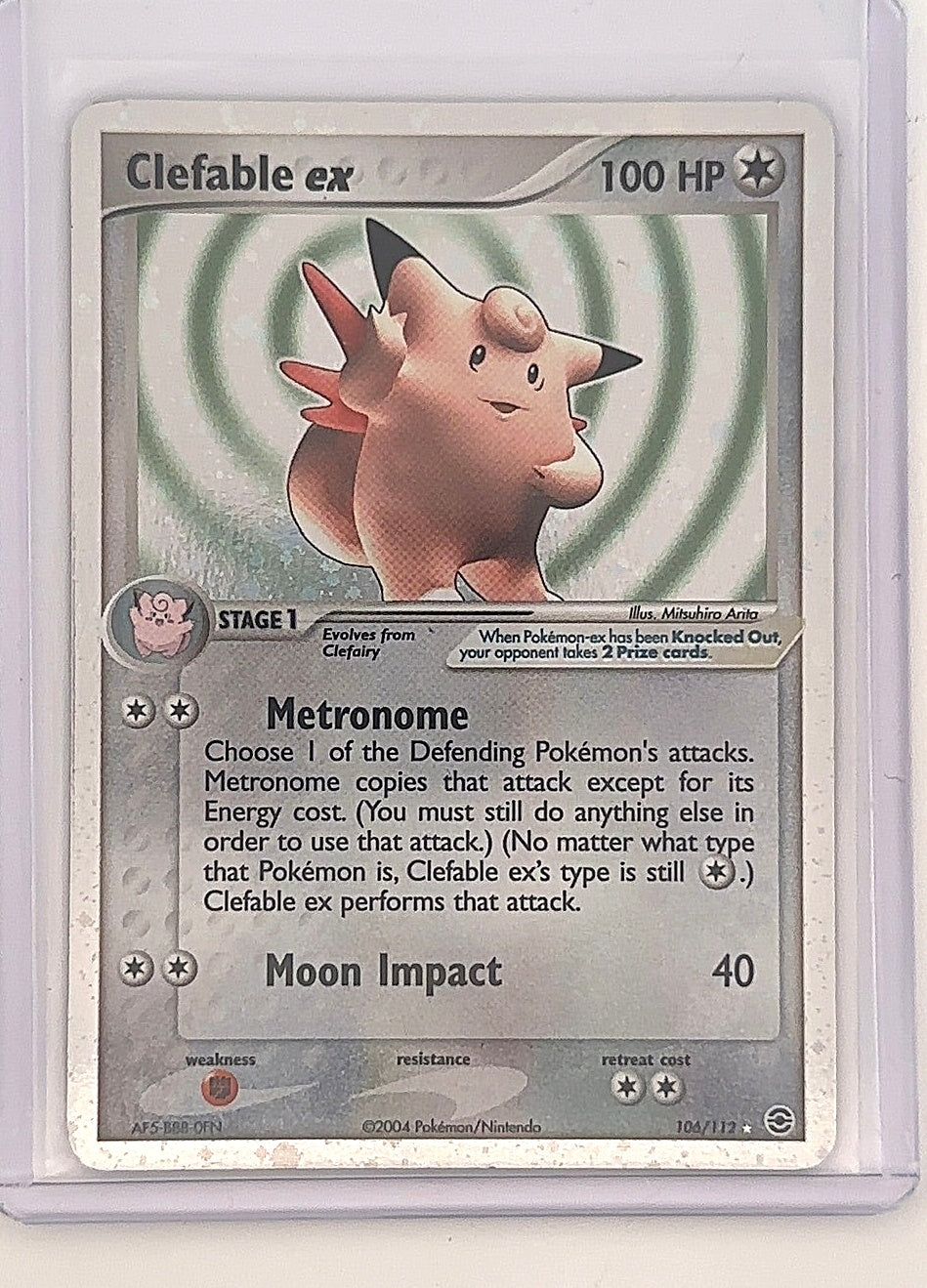 Clefable ex #106/112 — front