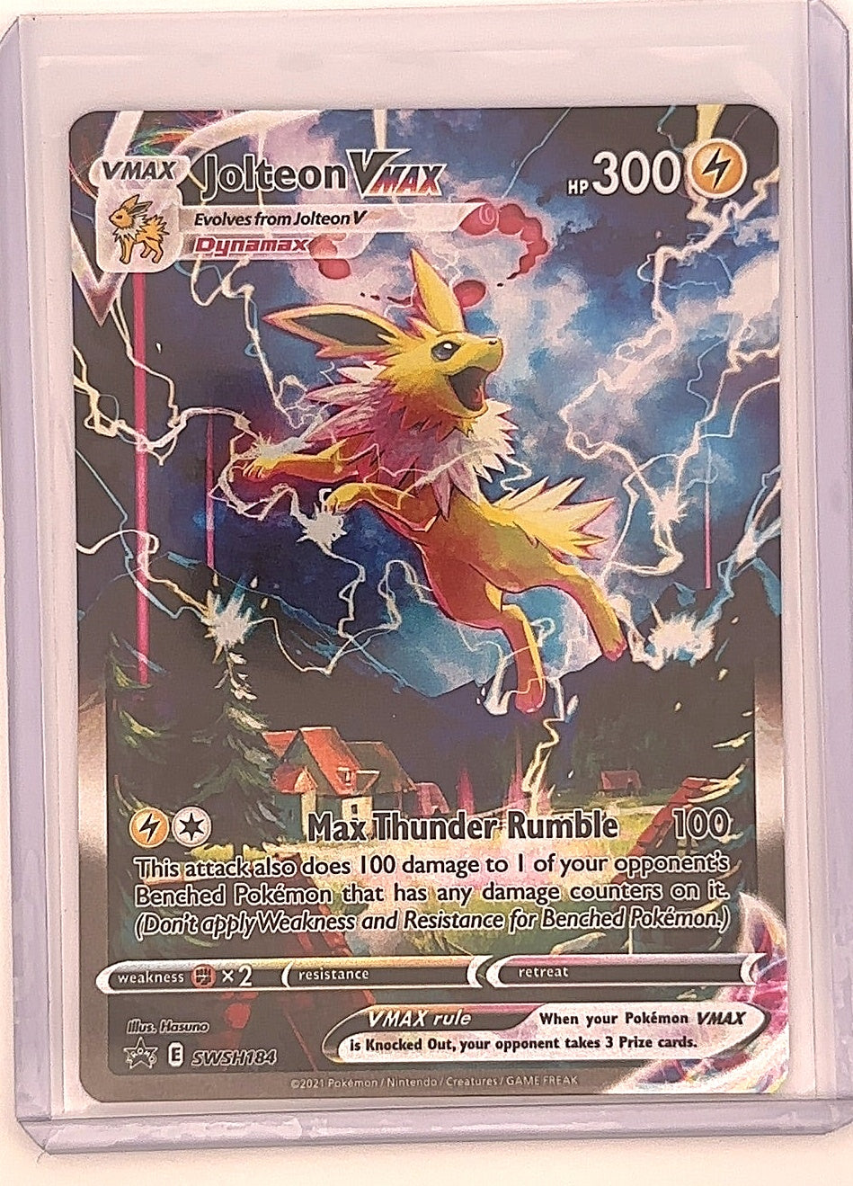 Jolteon VMAX - SWSH184 #SWSH184 — front