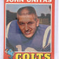 1971 Topps John Unitas #1 — front