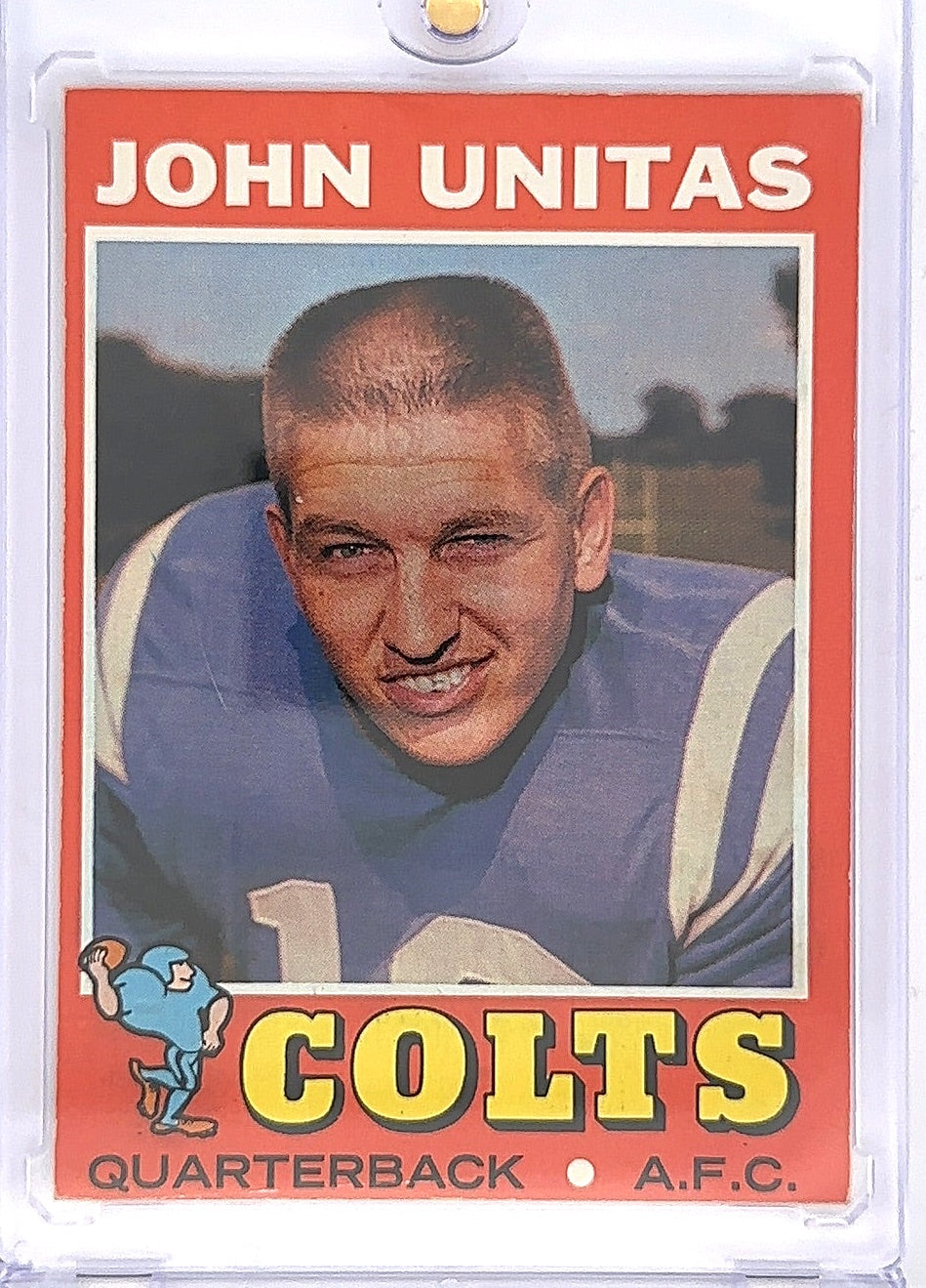 1971 Topps John Unitas #1 — front