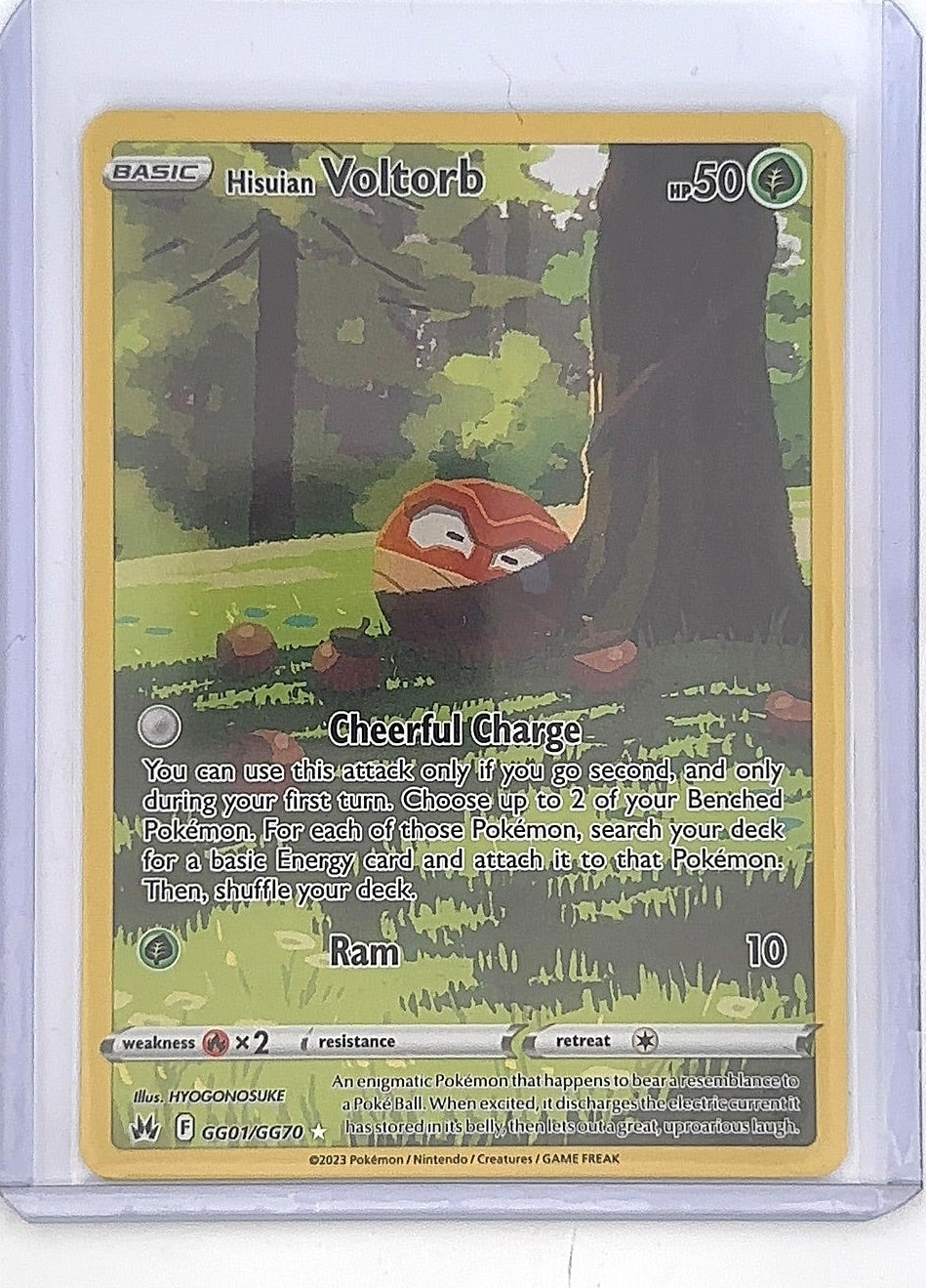 Hisuian Voltorb #GG01/GG70 — front