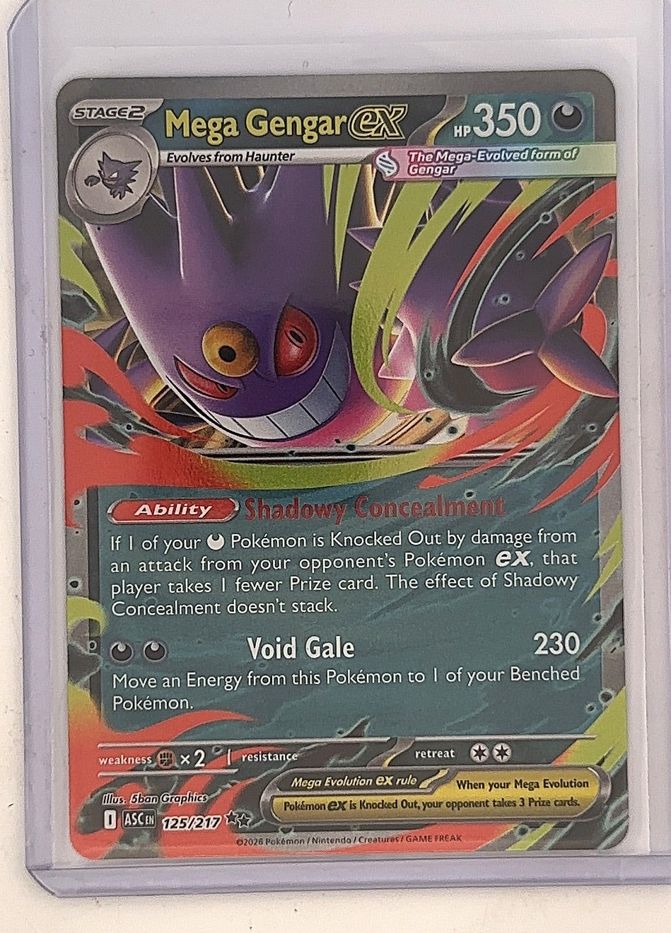 Mega Gengar ex - 125/217 #125/217 — front