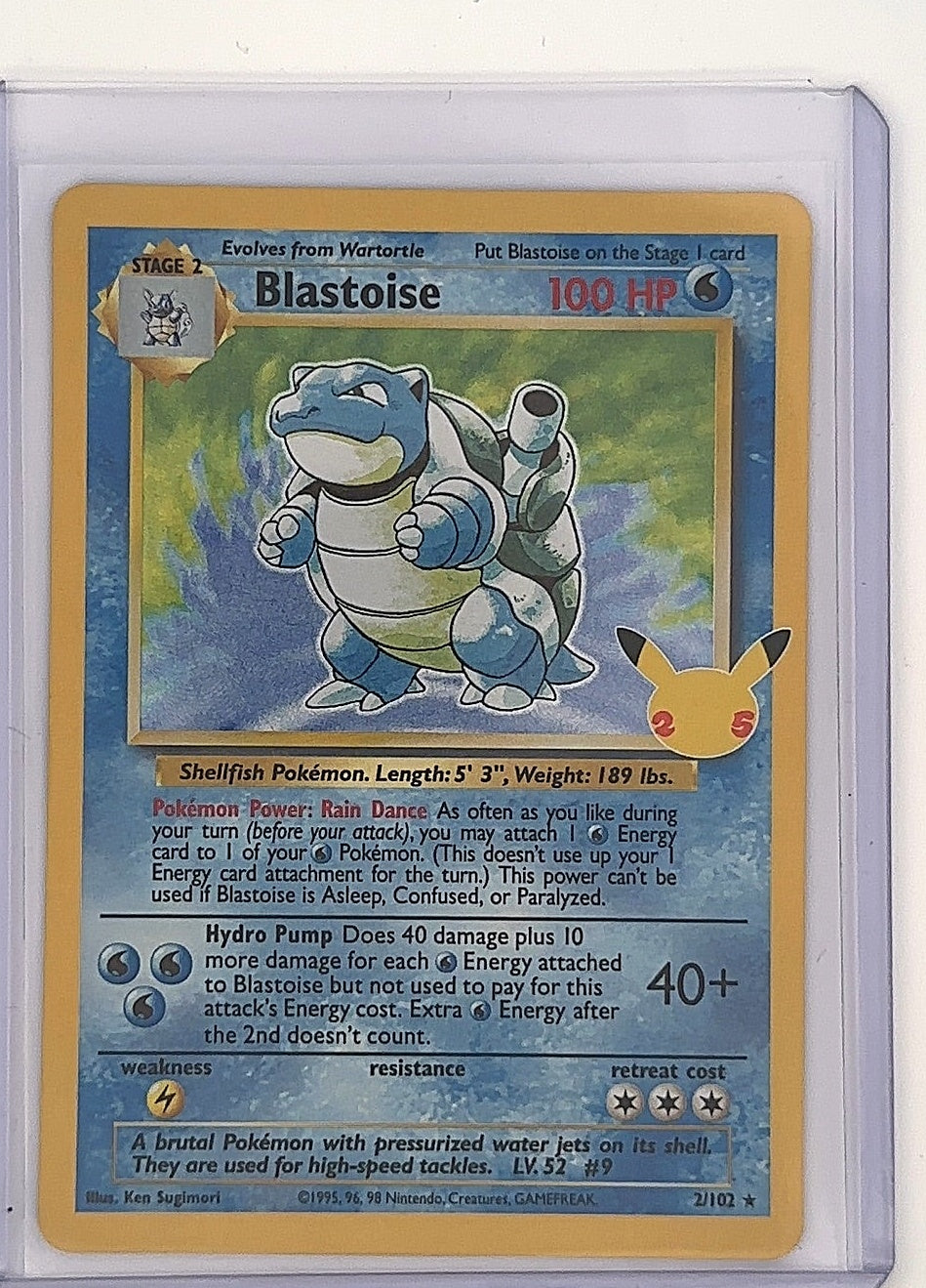 Blastoise #2/102 — front
