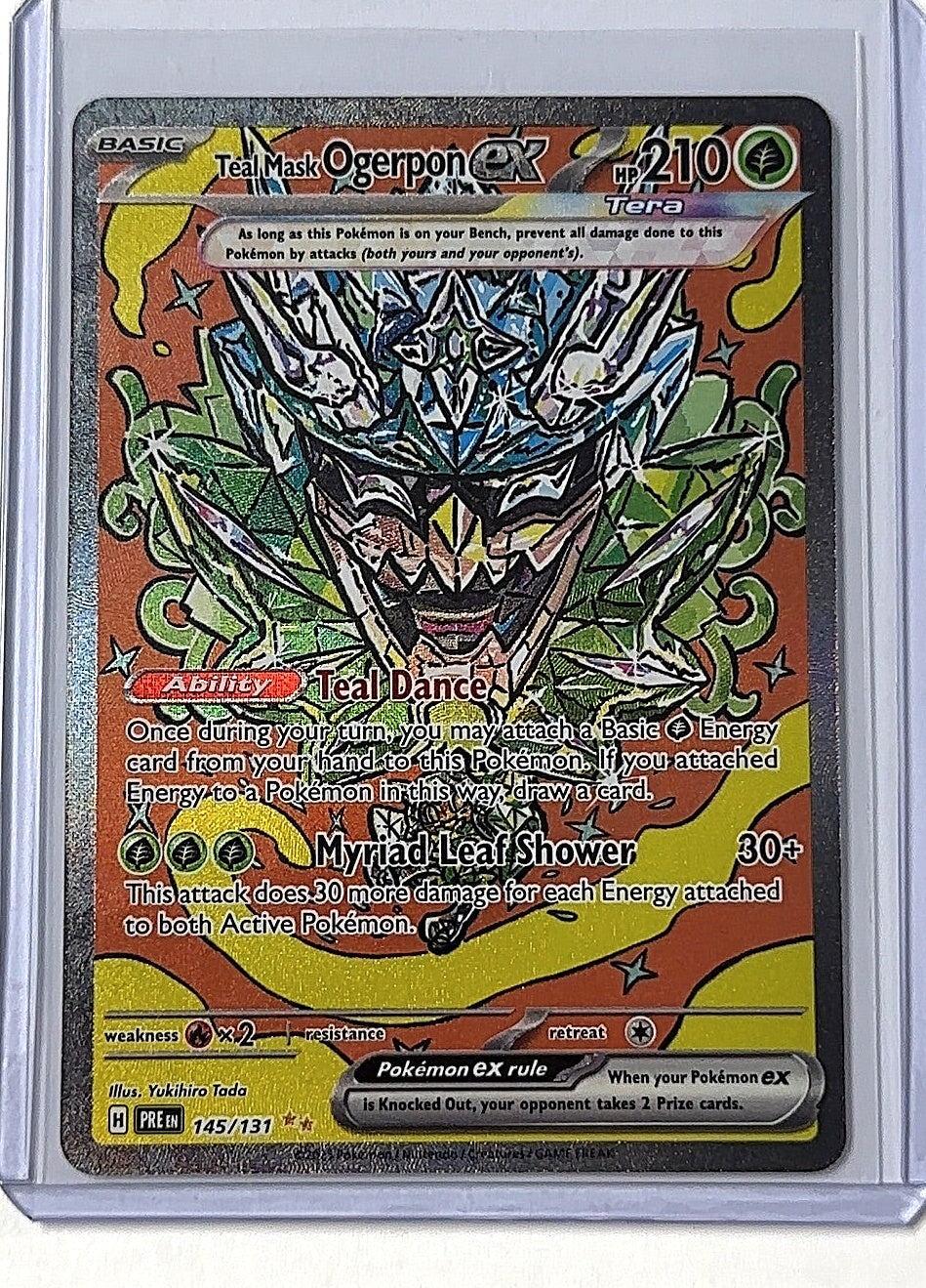 Teal Mask Ogerpon ex - 145/131 #145/131 — front