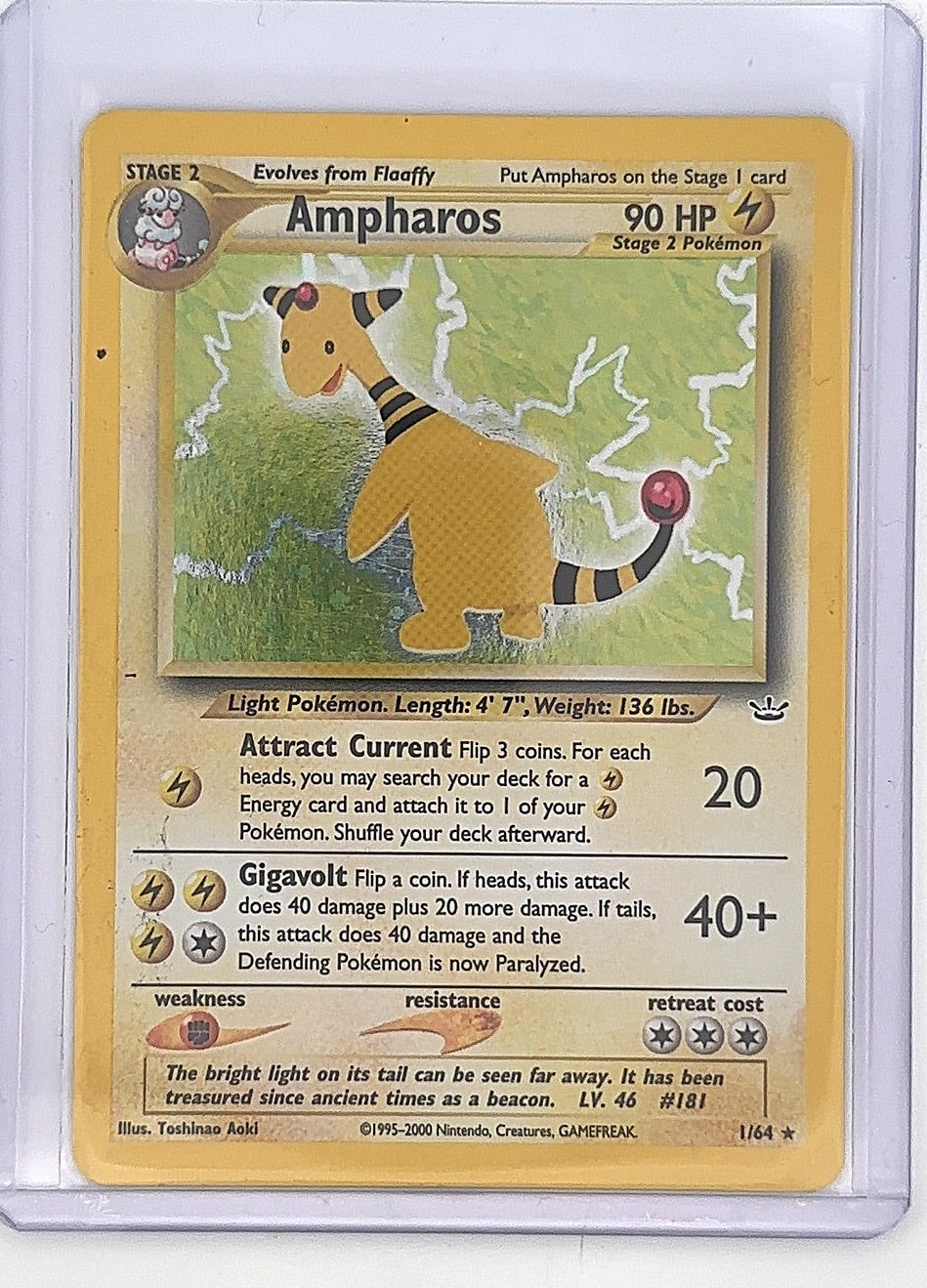 Ampharos #01/64 — front