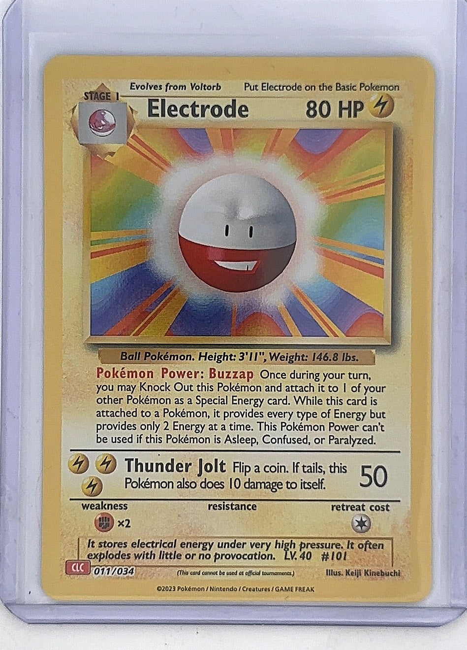 Electrode #011/034 — front