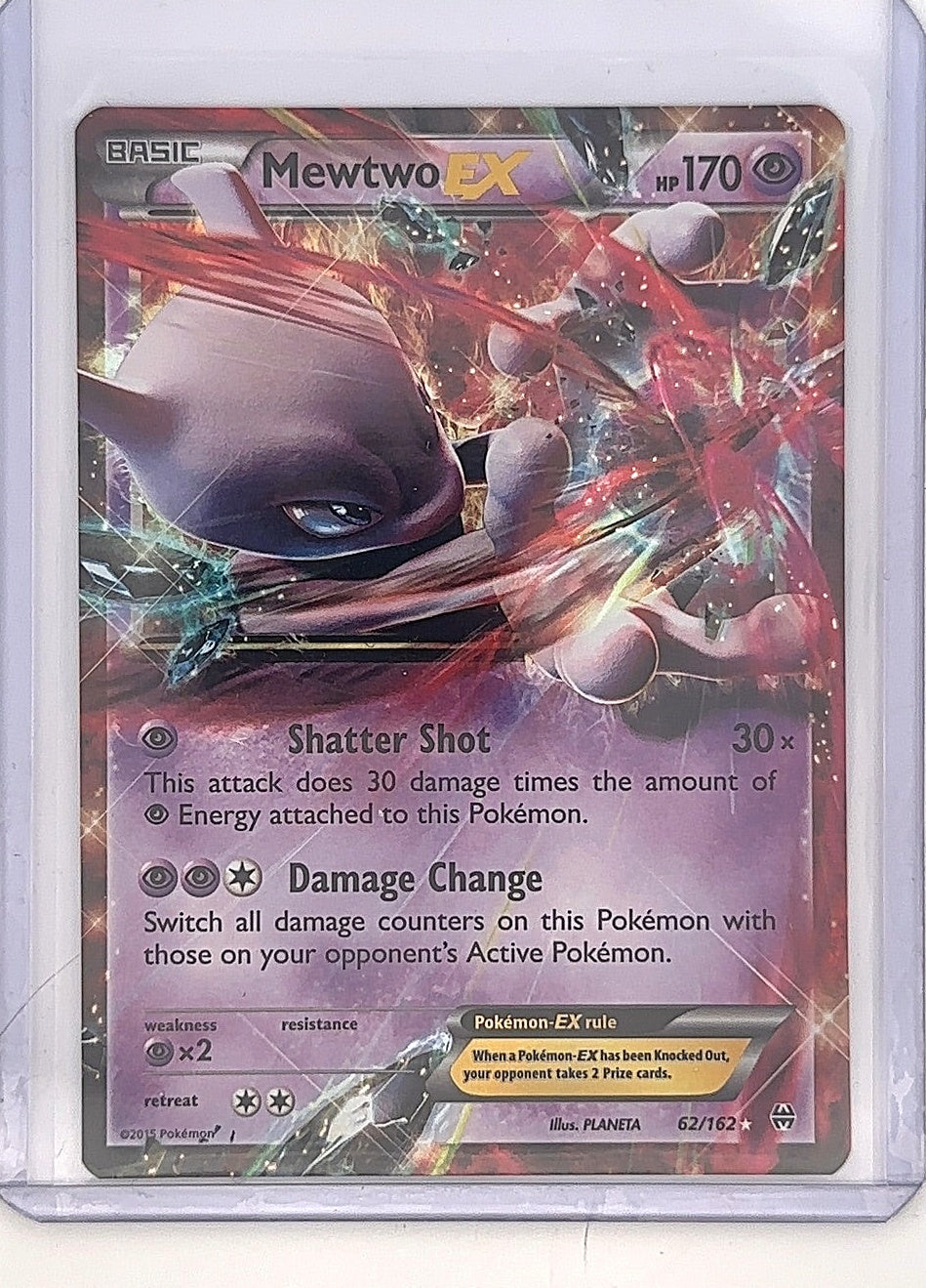 Mewtwo EX (62) #62/162 — front