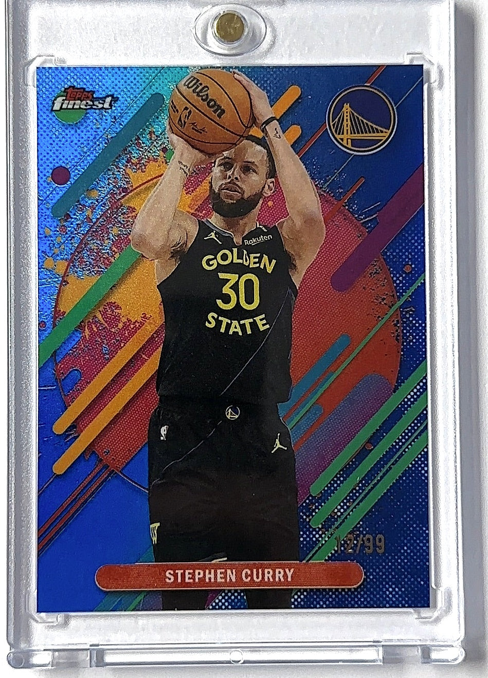 2025 Topps Finest Stephen Curry /99 #274 — front