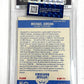 1987 Fleer Sticker Michael Jordan #2 PSA 7 — back
