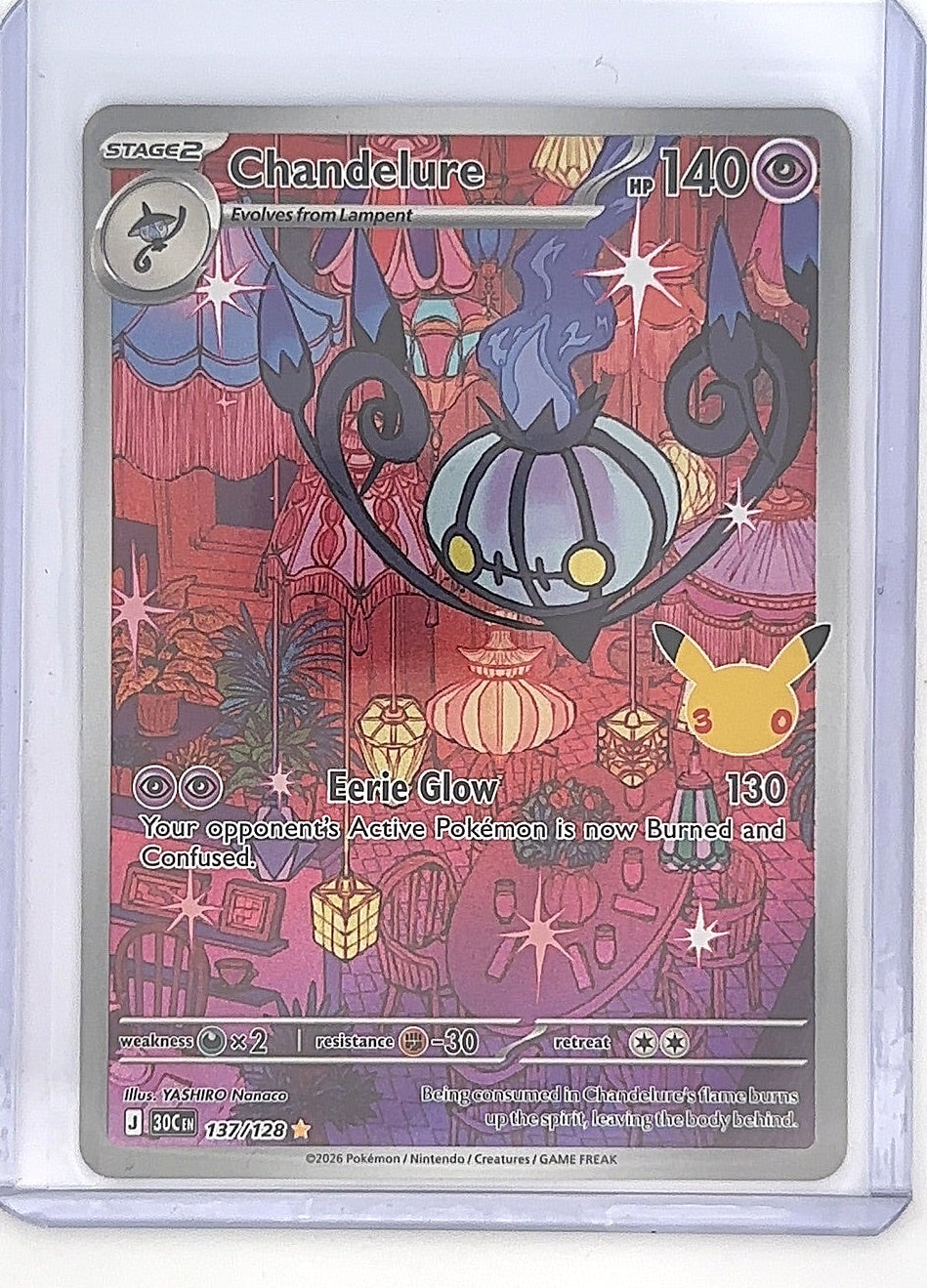 Chandelure - 137/128 #137/128 — front